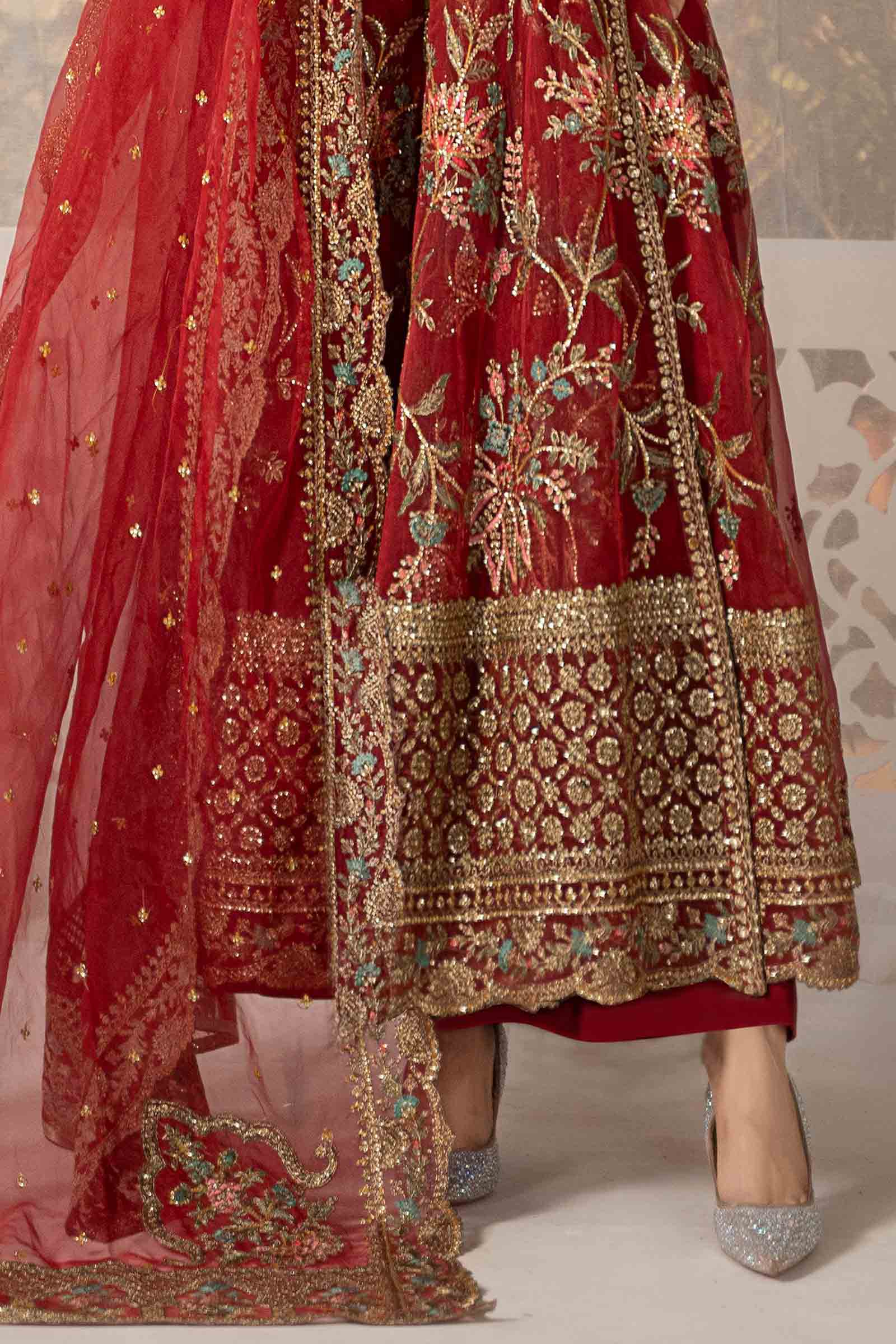 3 Piece Embroidered Organza Suit - Image 4