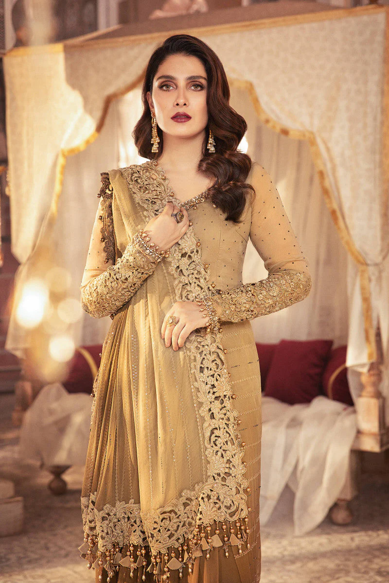 Unstitched MBROIDERED - Chocolate Cappuccino  (BD-2306) - Image 4