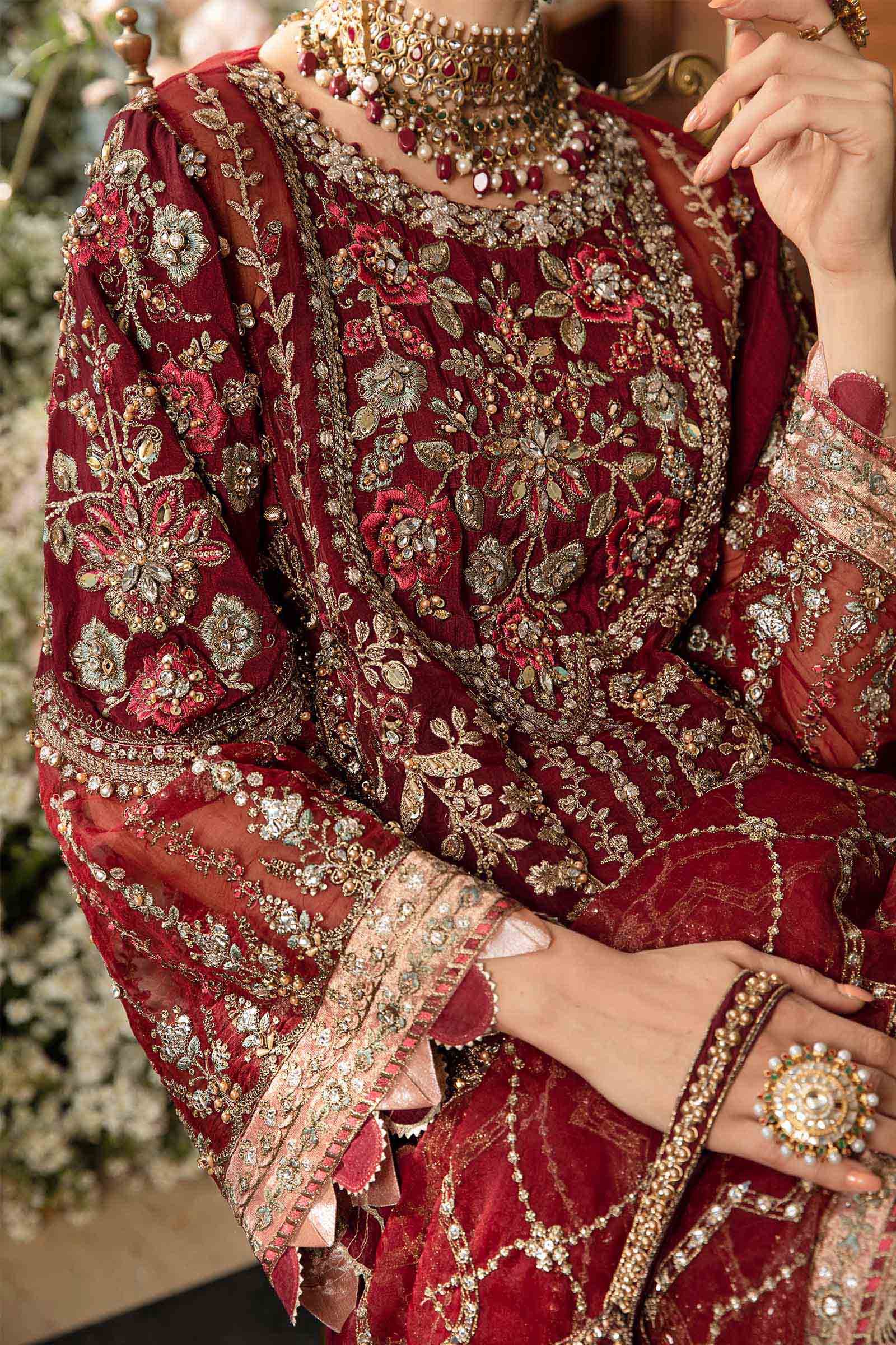 3 Piece Unstitched Embroidered Suit | BD-2807 - Image 6