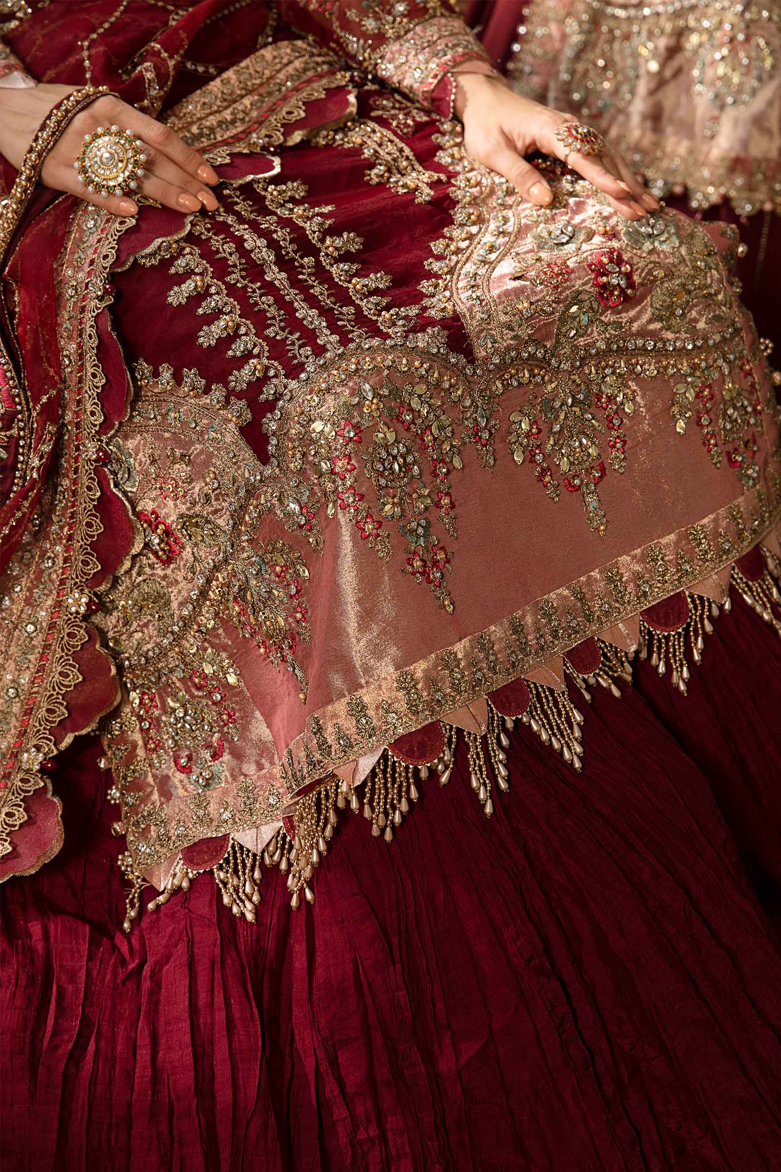 3 Piece Unstitched Embroidered Suit | BD-2807 - Image 9