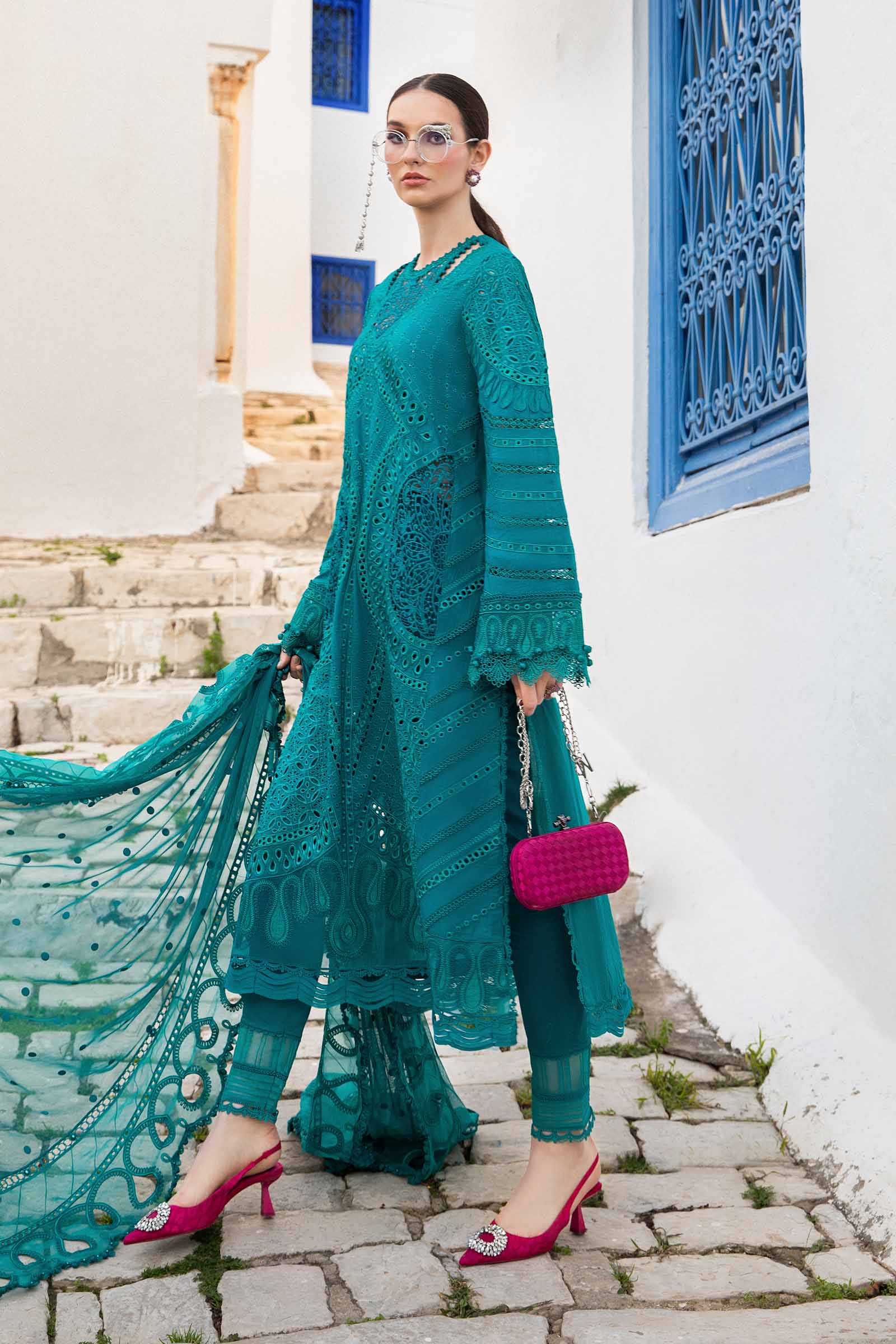 Unstitched Lawn | D-2402-A - Image 5