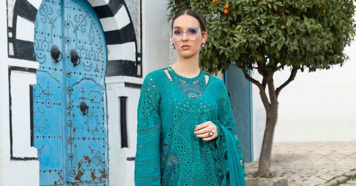 Unstitched Lawn | D-2402-A - Image 6