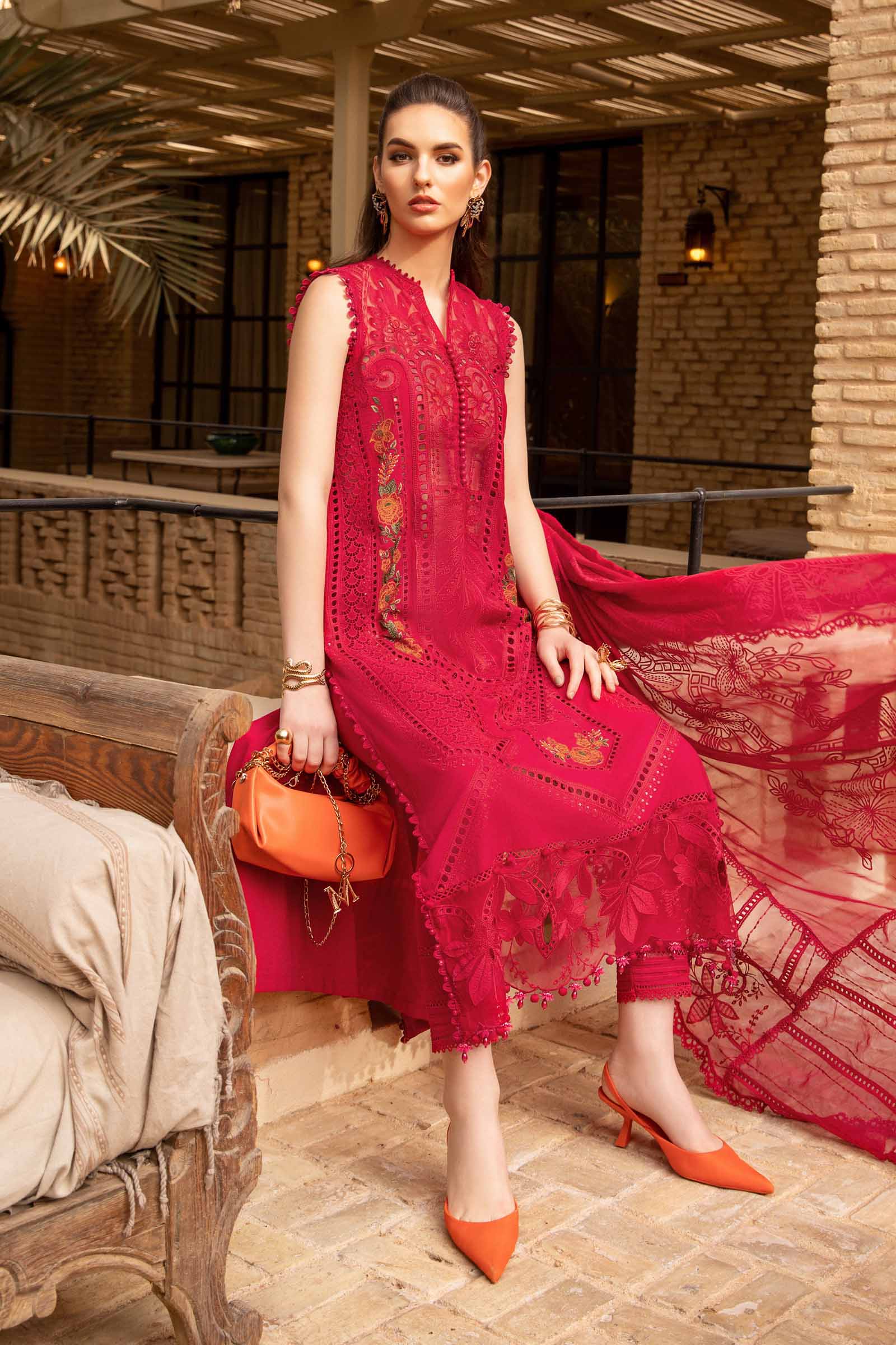 Unstitched Lawn | D-2404-A - Image 3