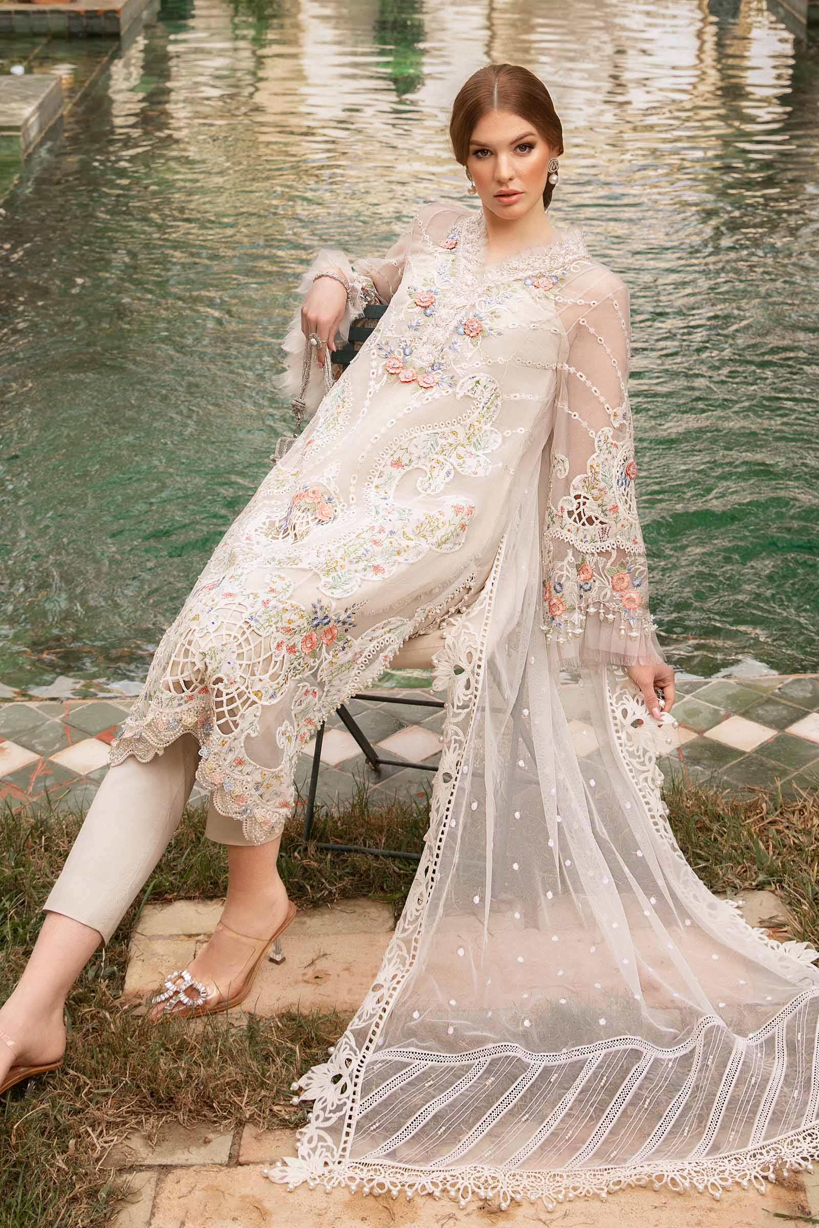 Unstitched Lawn | D-2405-A - Image 4