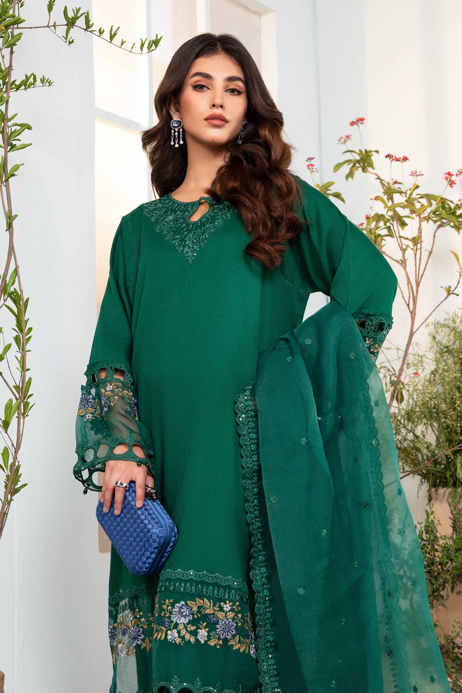 3 Piece Dyed Lawn Suit - Image 2