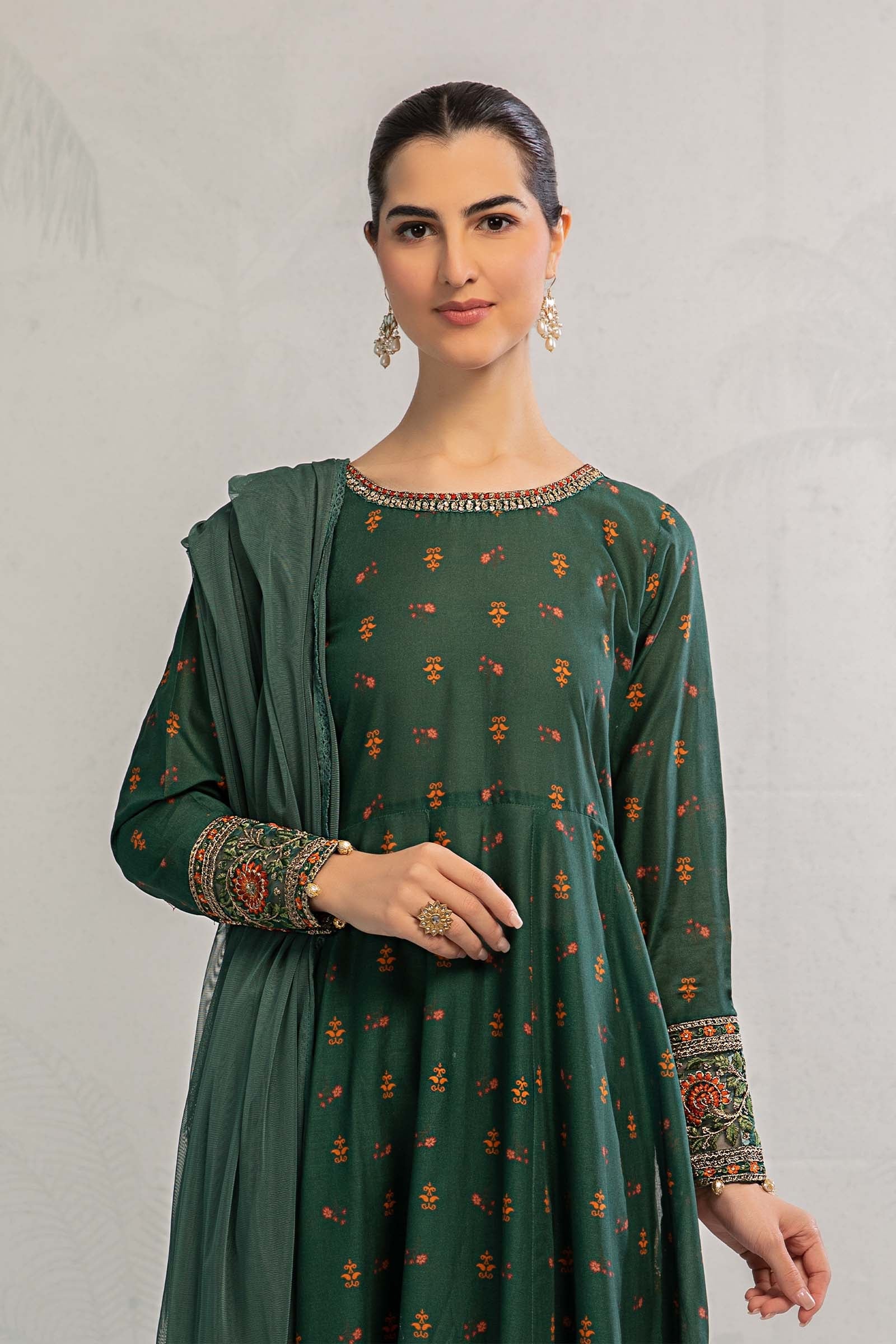 3 Piece Printed Lawn Suit - Image 2