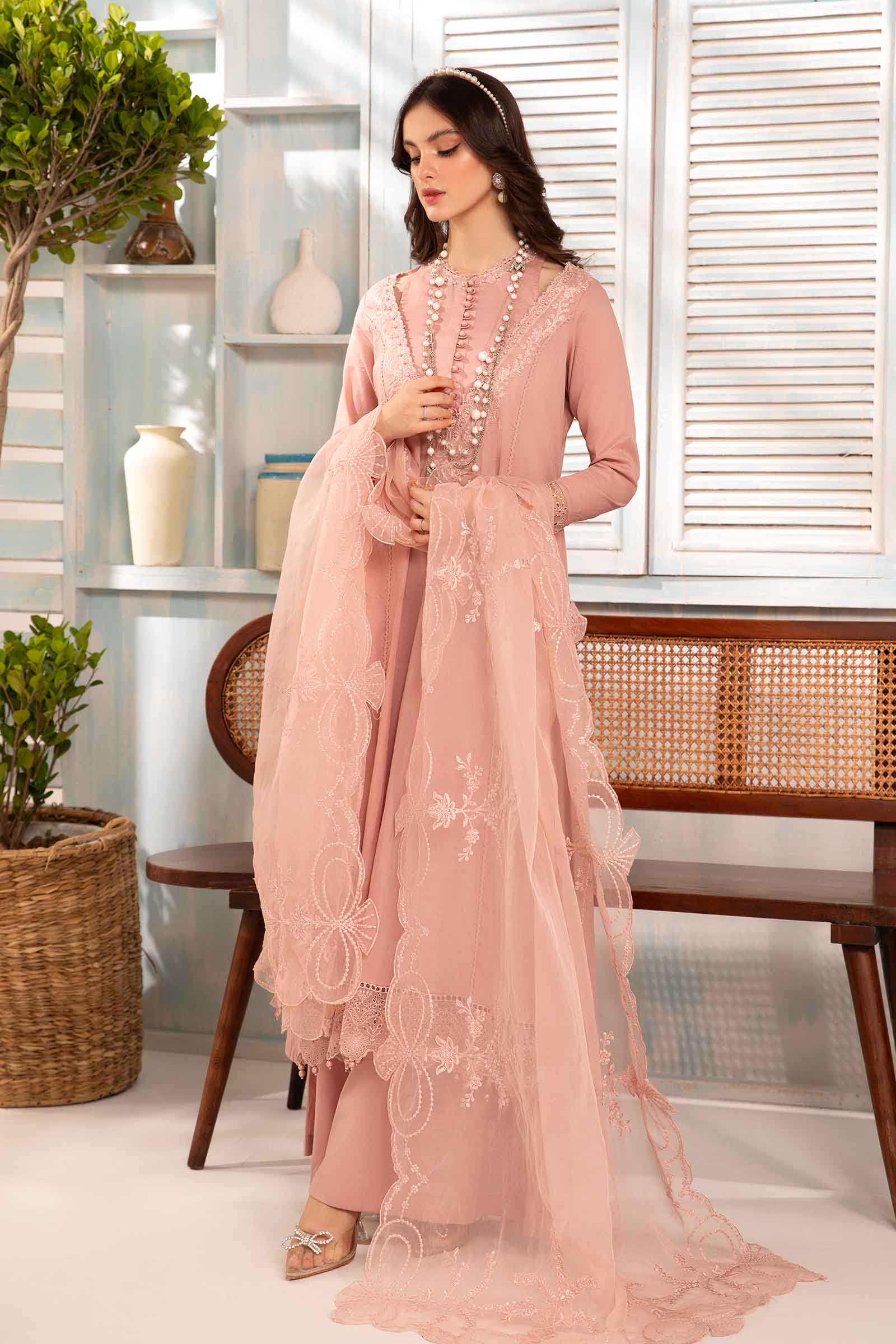 3 Piece Dyed Lawn Suit - Image 4