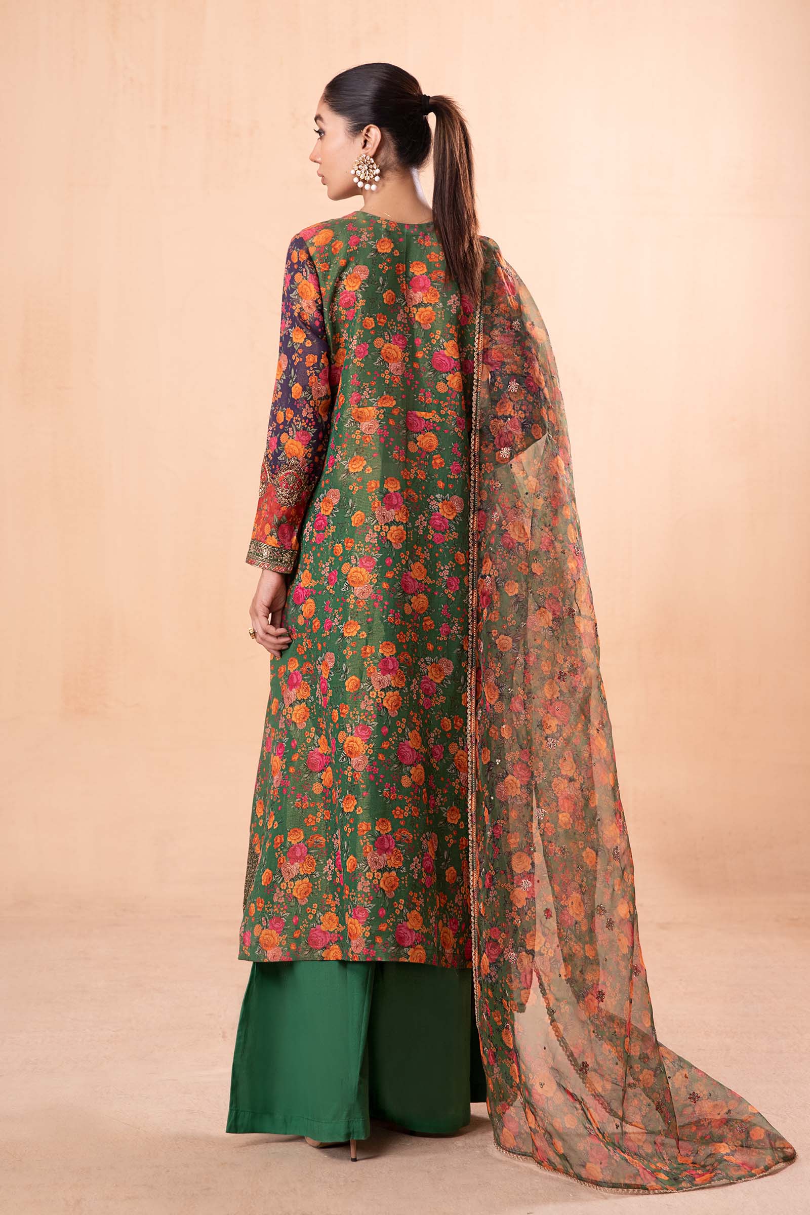 3 Piece Printed Cotton Masoori Suit - Image 10
