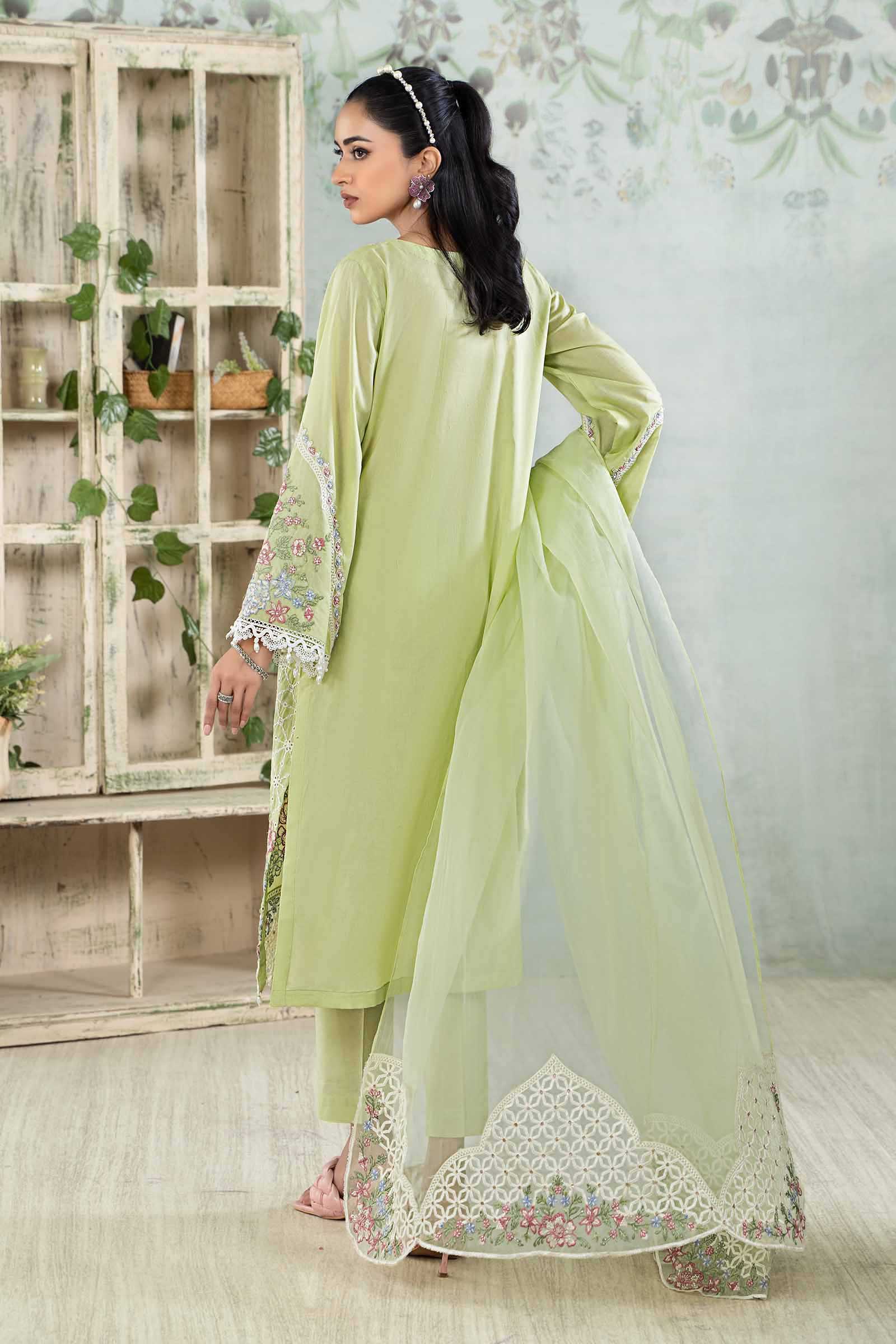 3 Piece Embroidered Lawn Suit - Image 8
