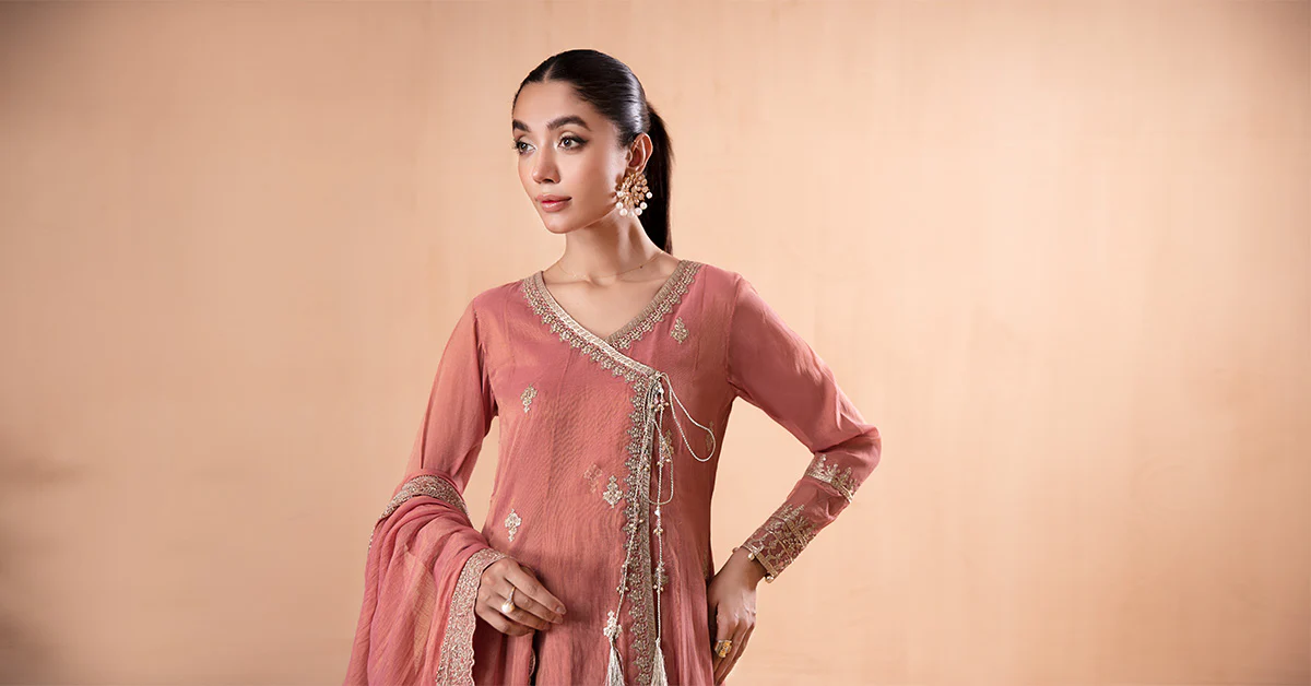 3 Piece Embroidered Cotton Masoori Suit - Image 6
