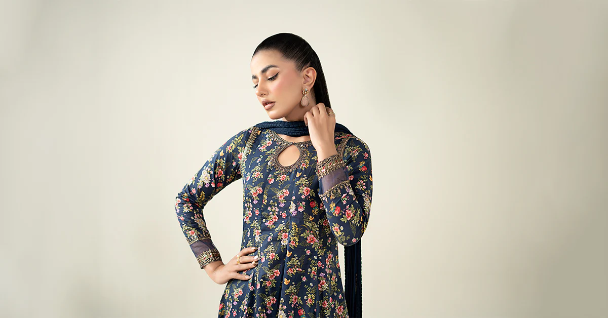 3 Piece Printed Lawn Suit - Image 7