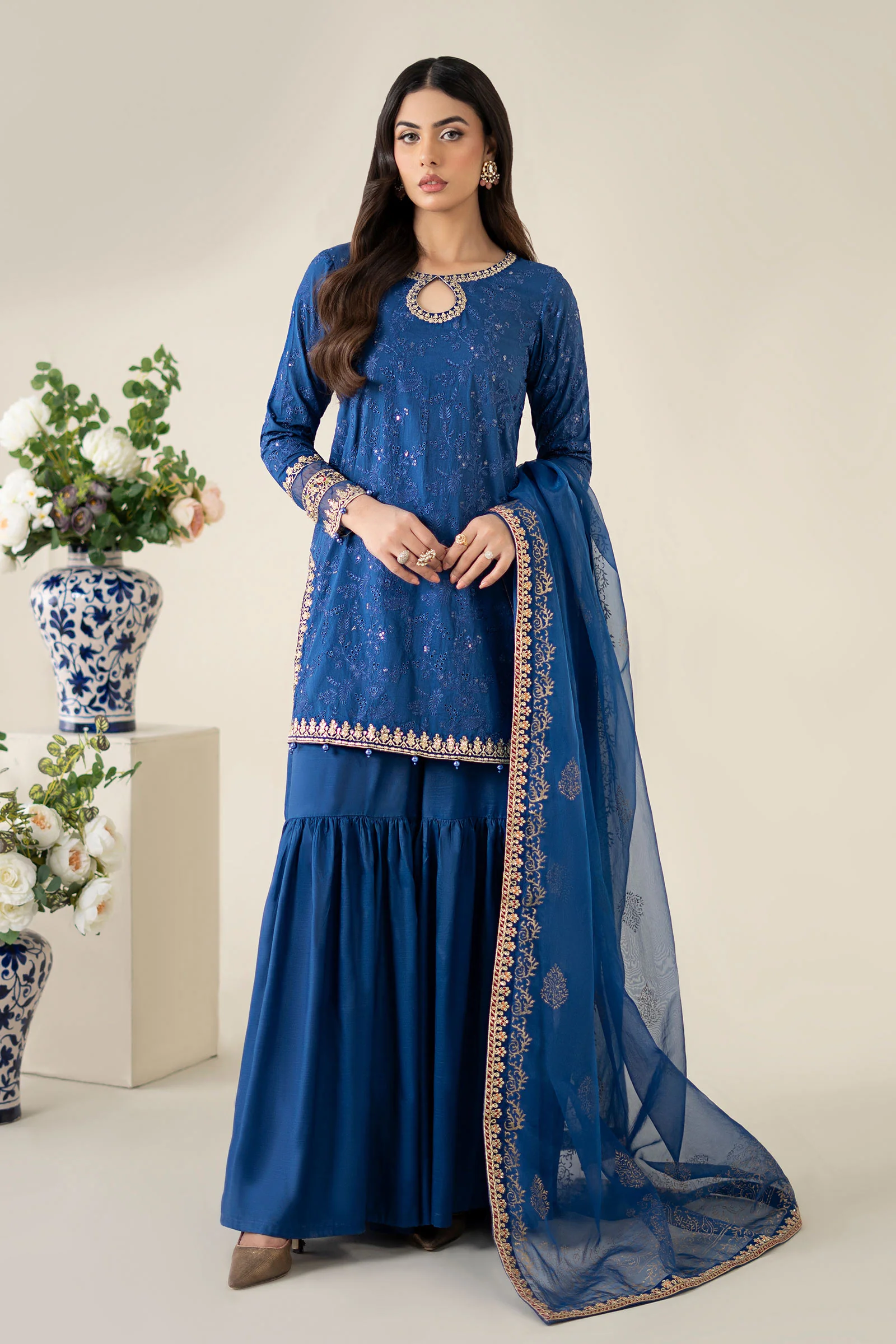 3 Piece Embroidered Lawn Suit