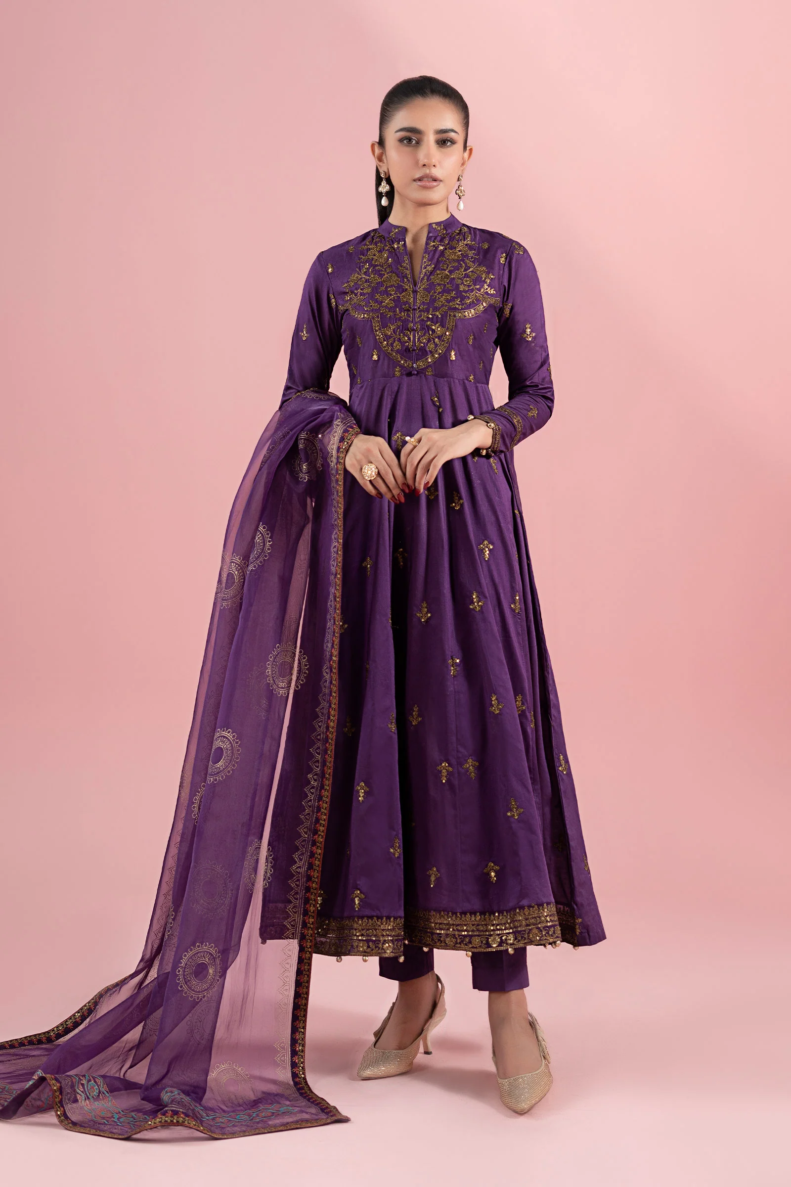 3 Piece Embroidered Lawn Suit