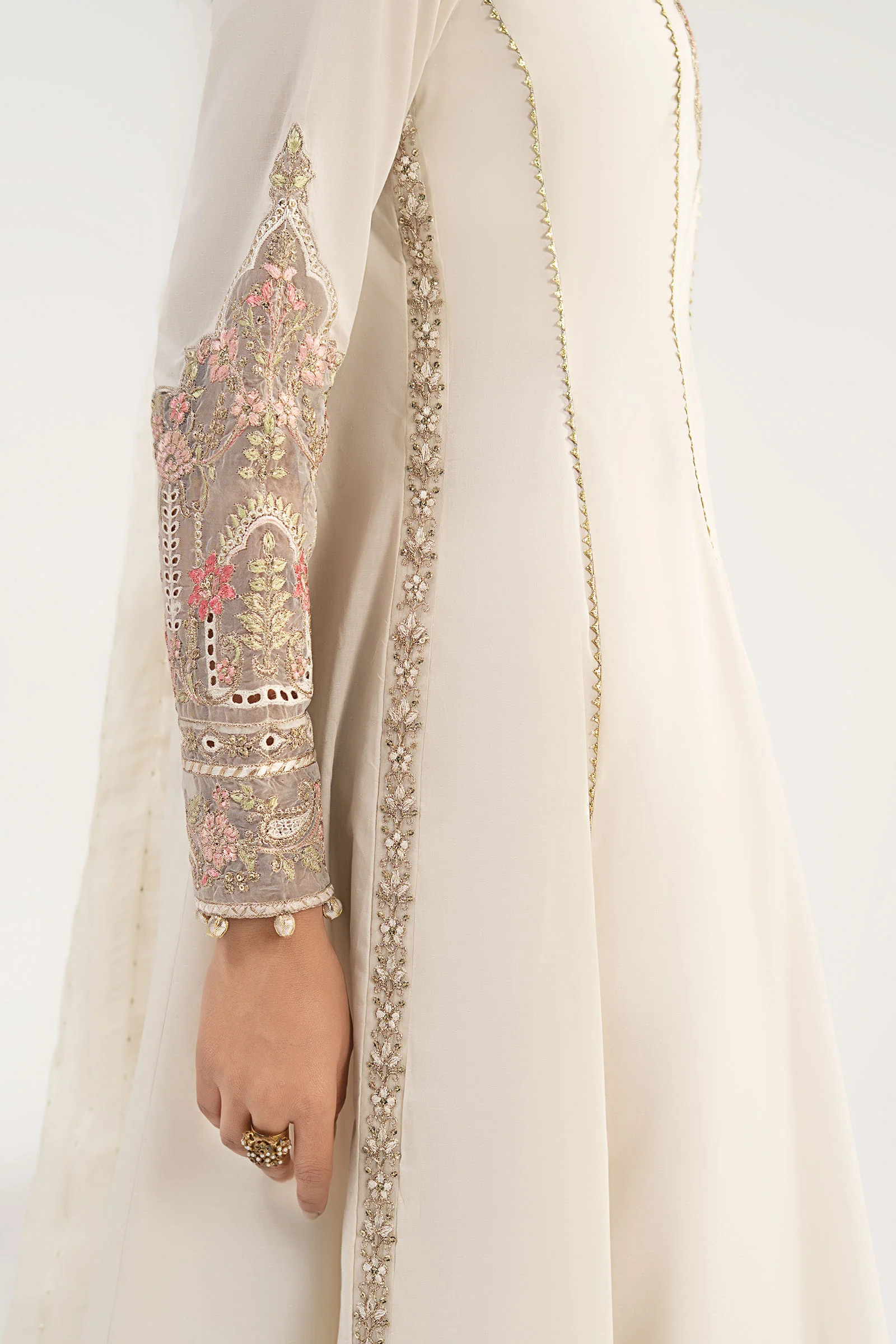 3 Piece Embroidered Dobby Lawn Suit - Image 5
