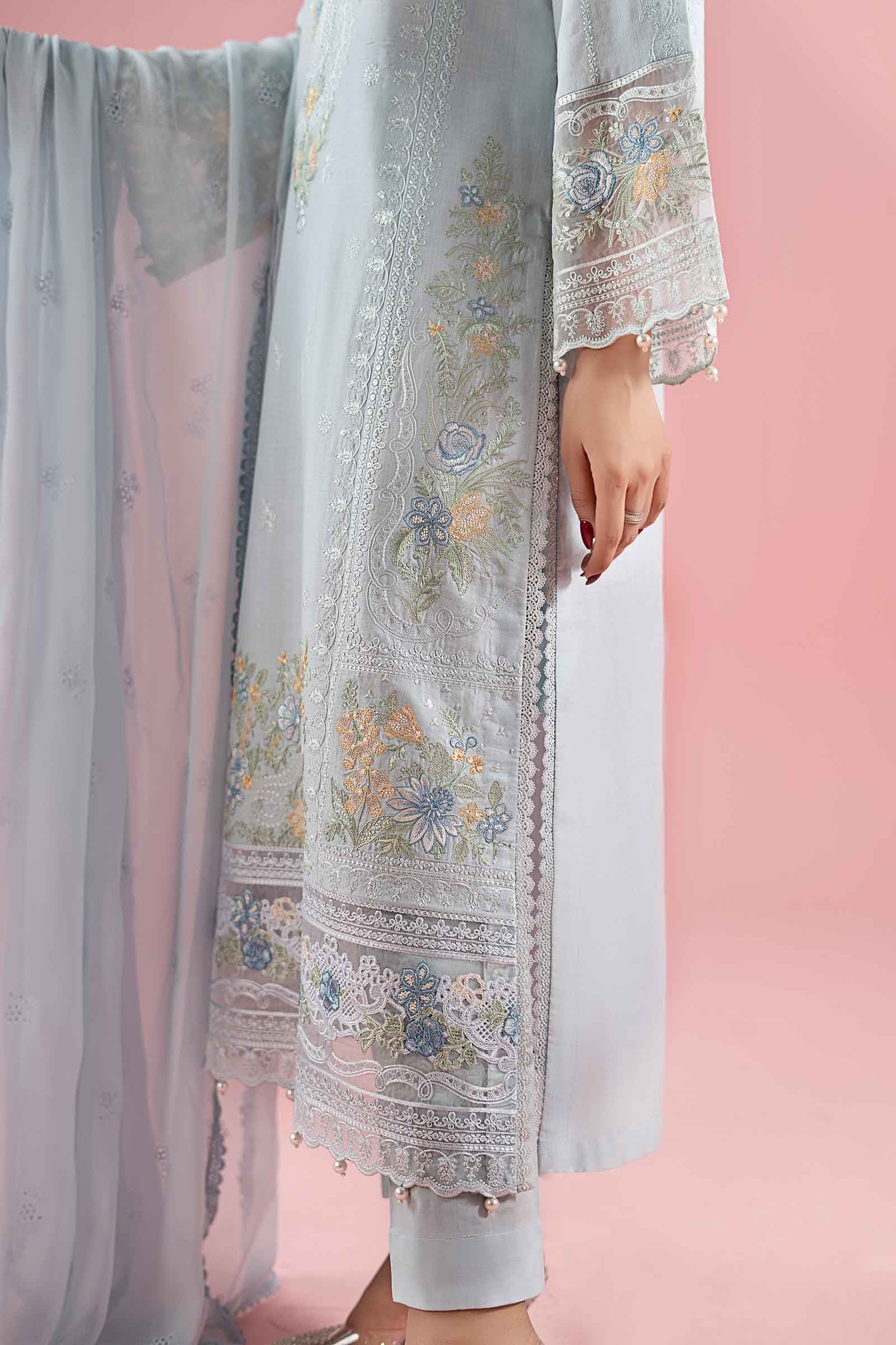 3 Piece Embroidered Dobby Suit - Image 5
