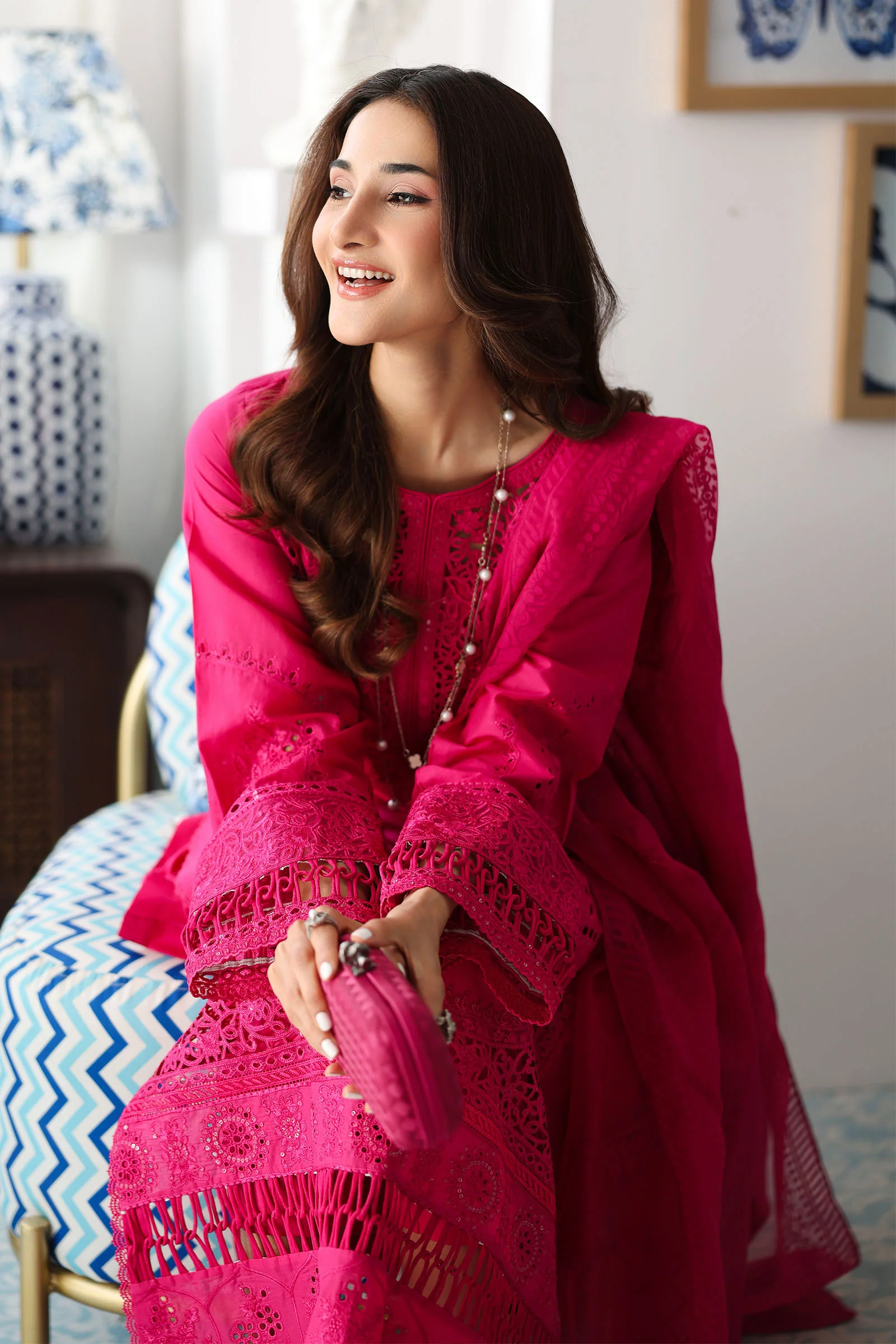 3 Piece Embroidered Lawn Suit - Image 3
