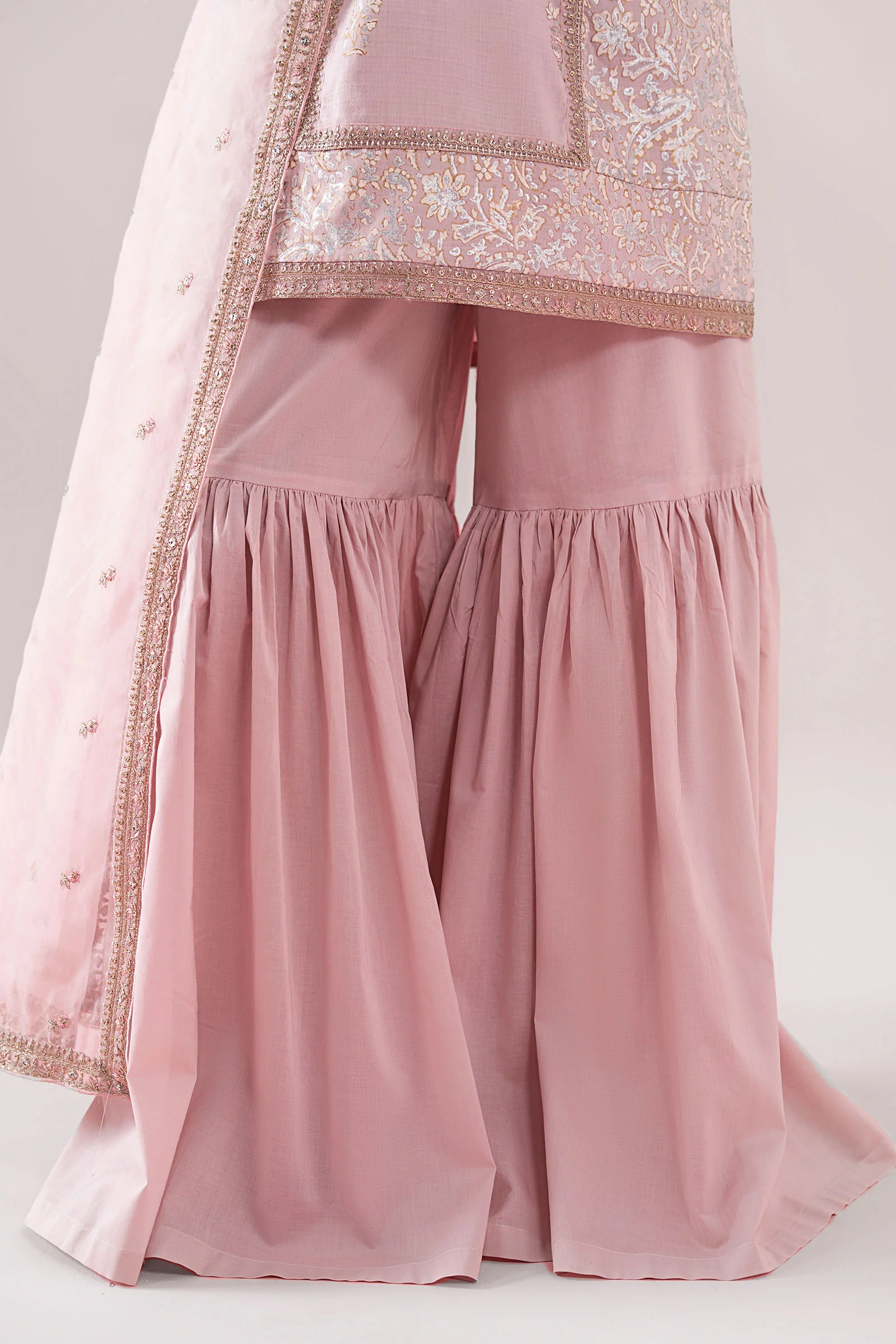 3 Piece Embroidered Dobby Suit - Image 5