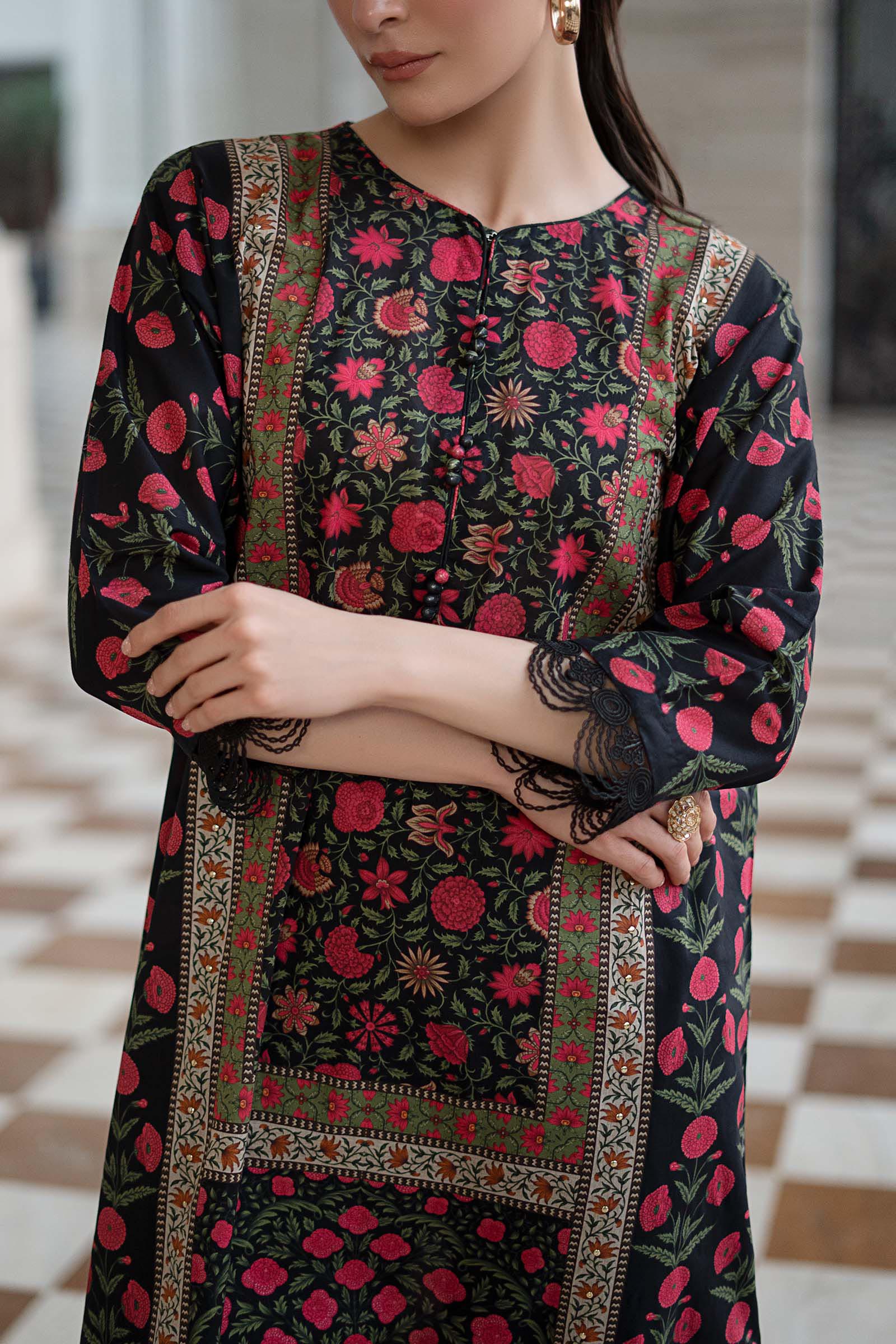 3 Piece Embroidered Lawn Suit - Image 3