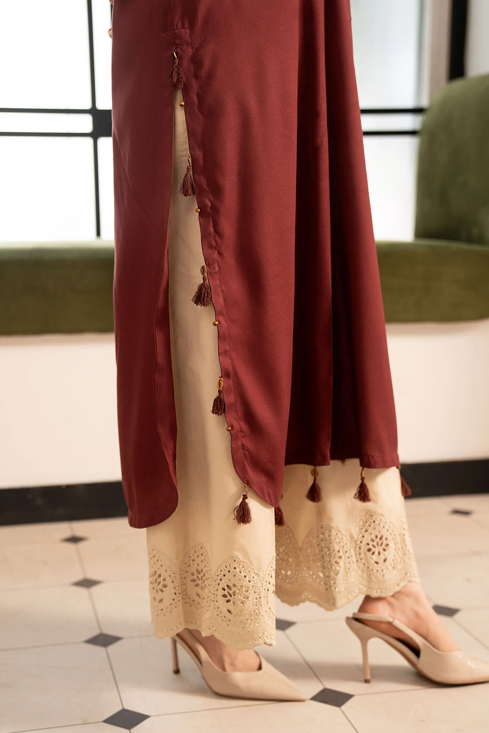 2 Piece Embroidered Lawn Suit - Image 6
