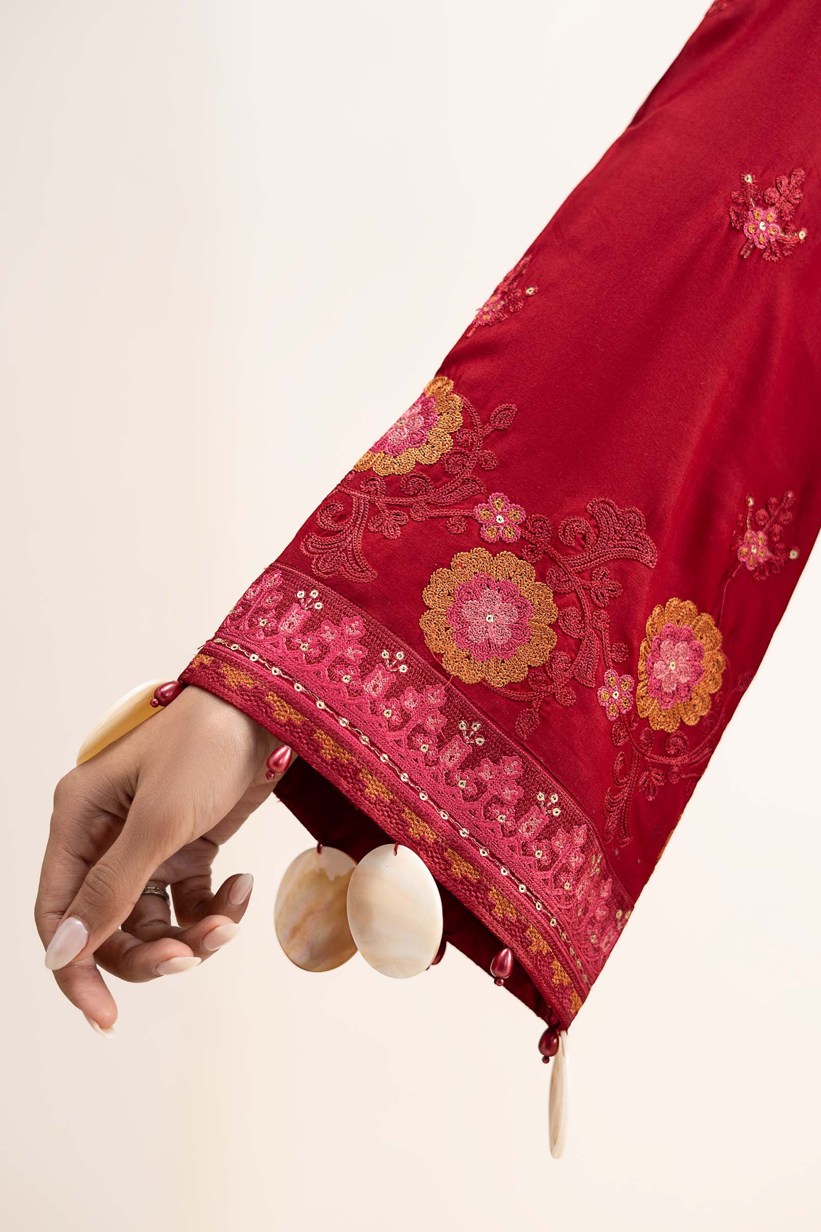 3 Piece Embroidered Arabic Lawn Suit - Image 6