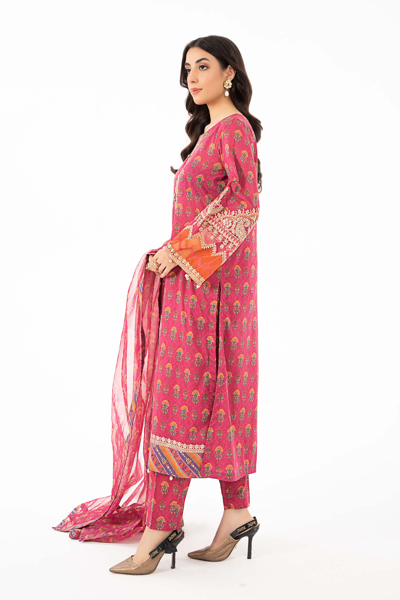 3 Piece Printed Lawn Suit - Image 5