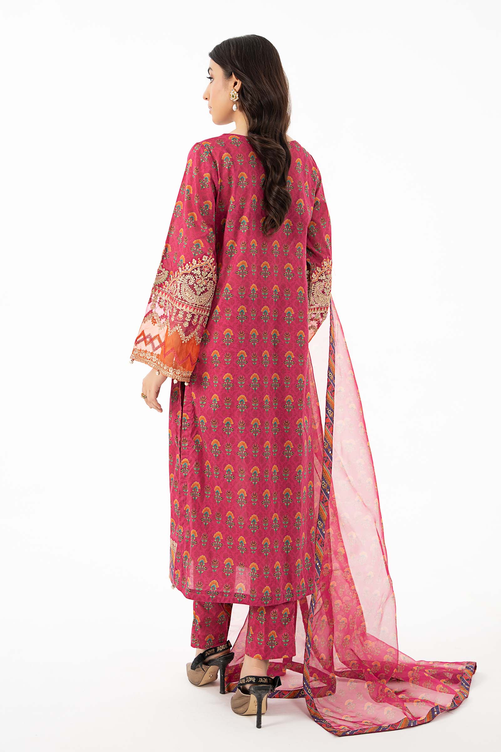 3 Piece Printed Lawn Suit - Image 6