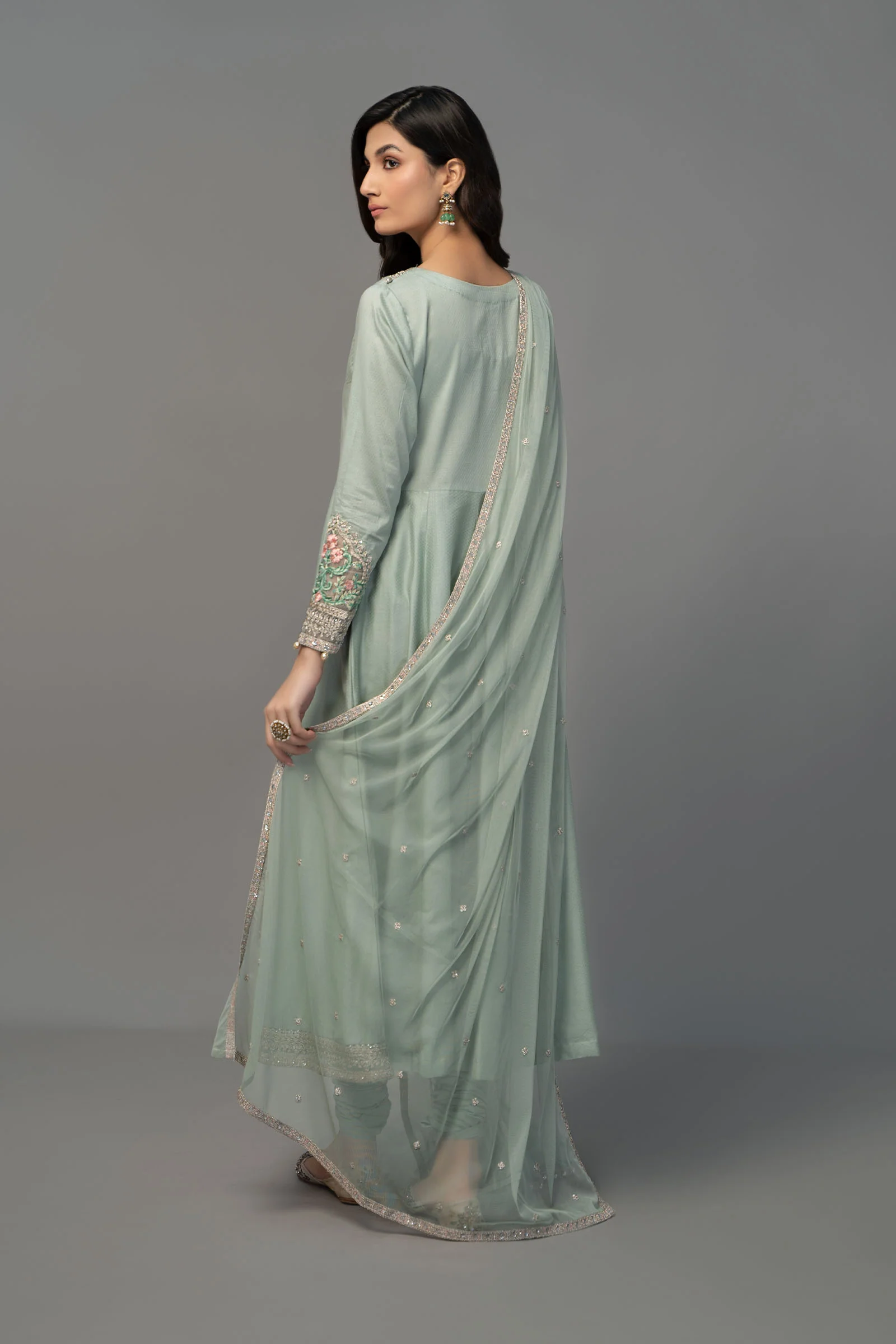 3 Piece Embroidered Suit - Image 6