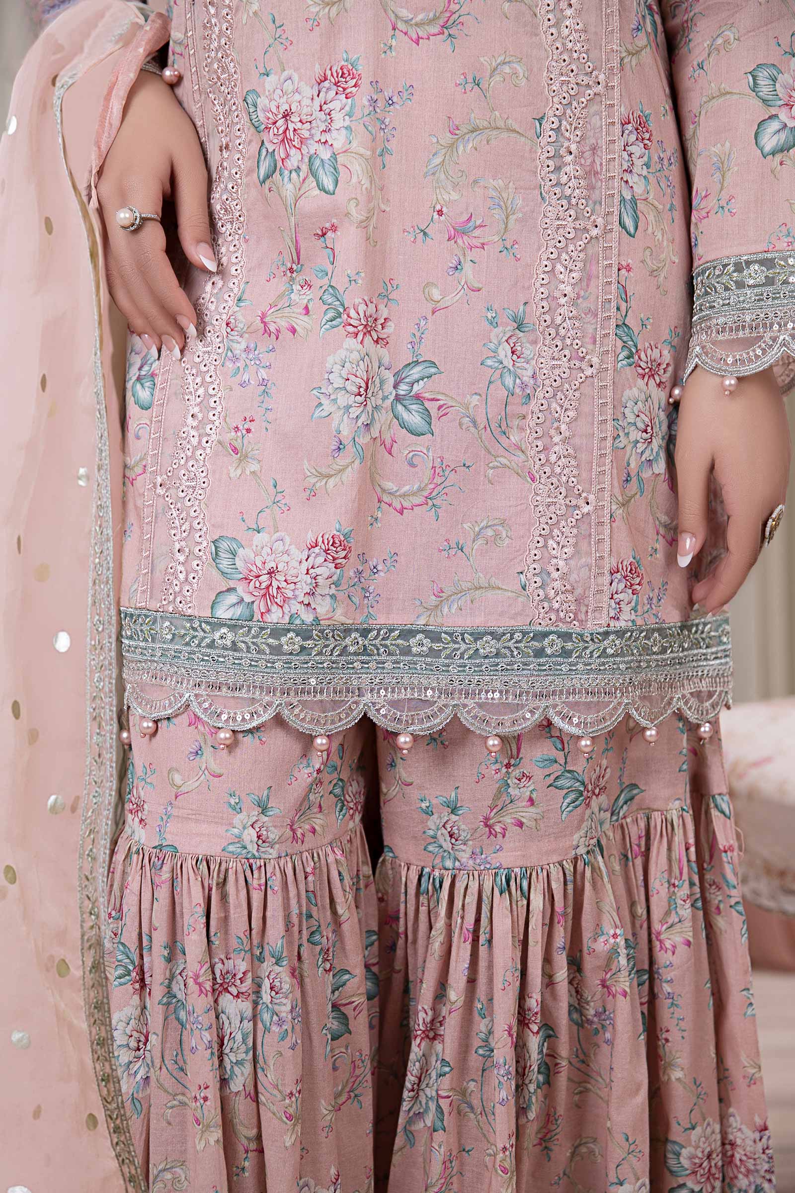 3 Piece Printed Lawn Suit - Image 3