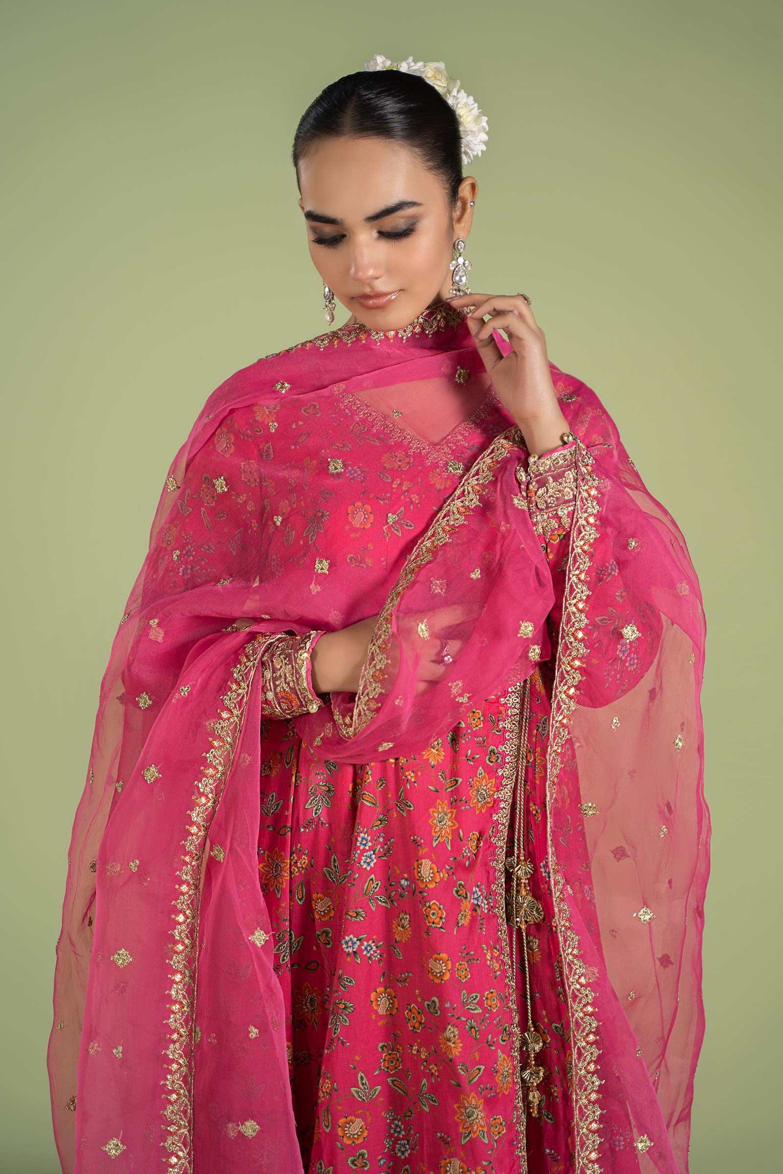 3 Piece Embroidered Lawn Suit - Image 4