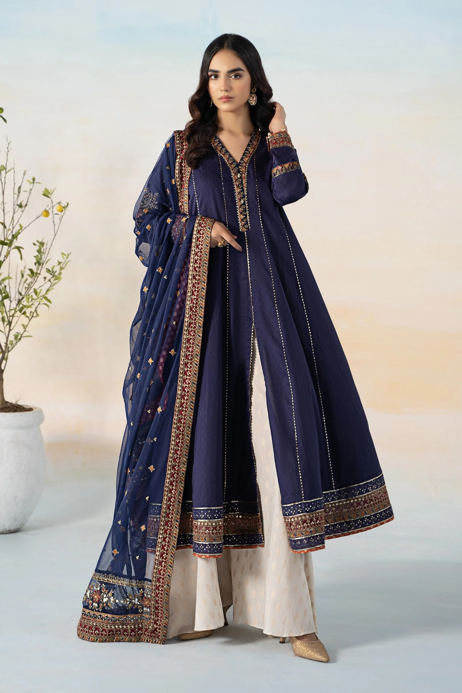 3 Piece Dyed Dobby Suit - Image 6
