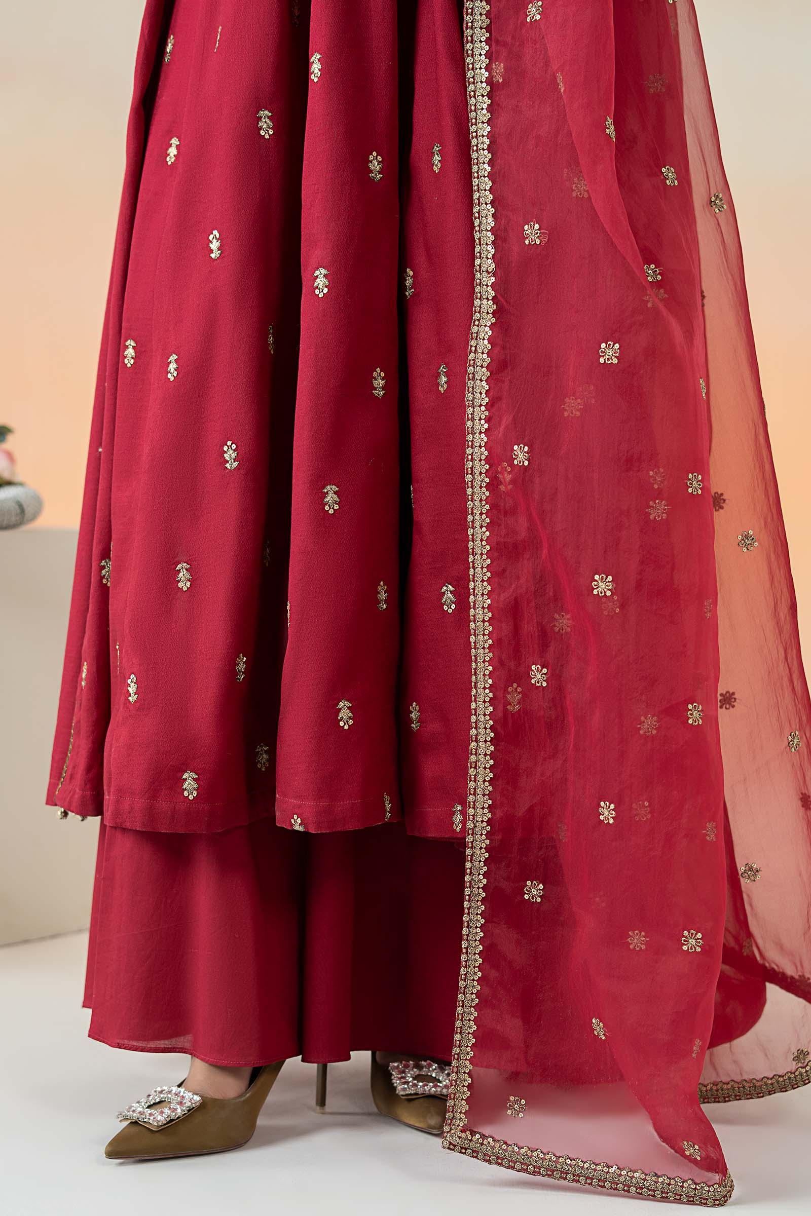 3 Piece Embroidered Lawn Suit - Image 5