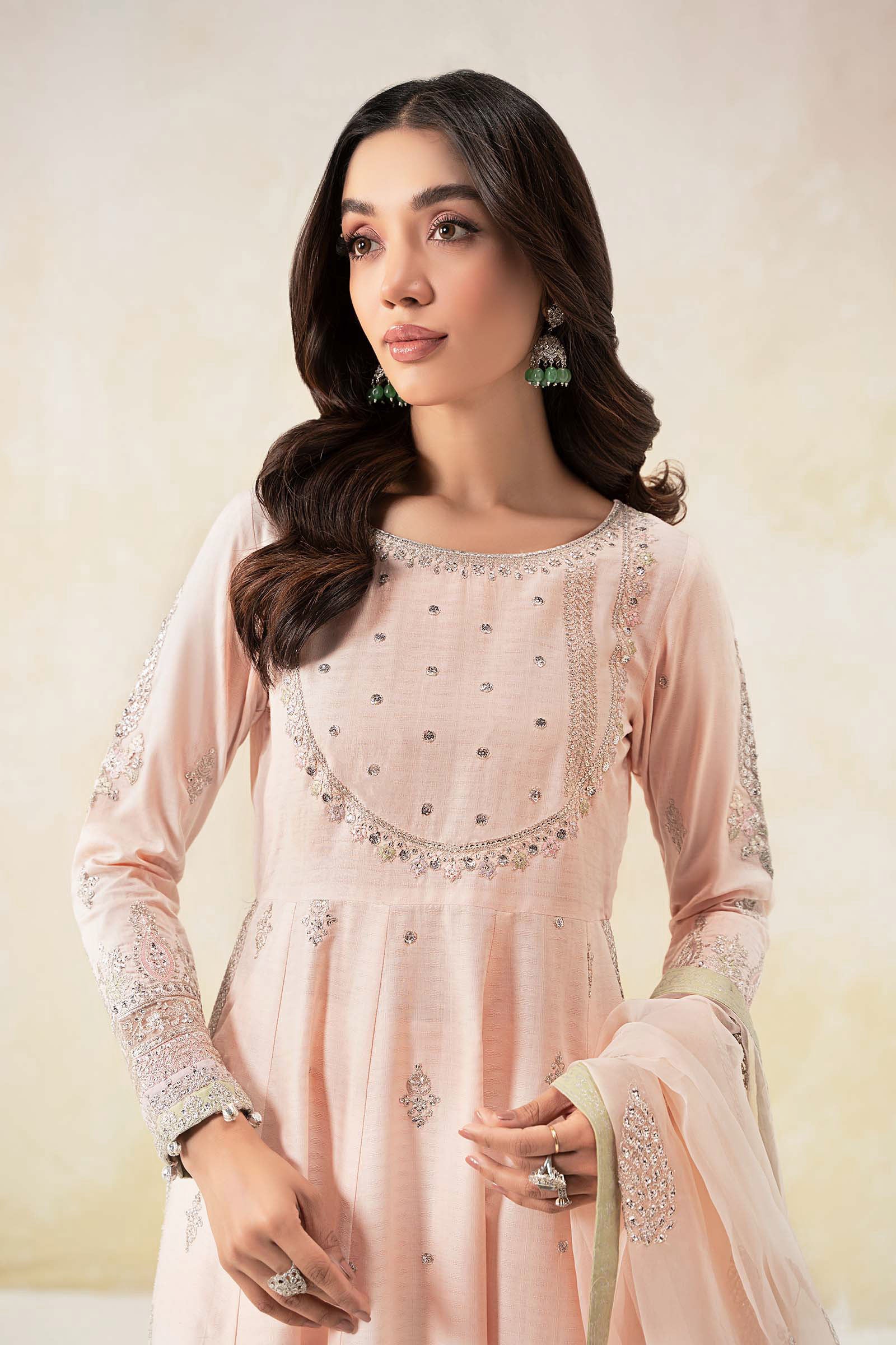 3 Piece Embroidered Doby Lawn Suit - Image 2