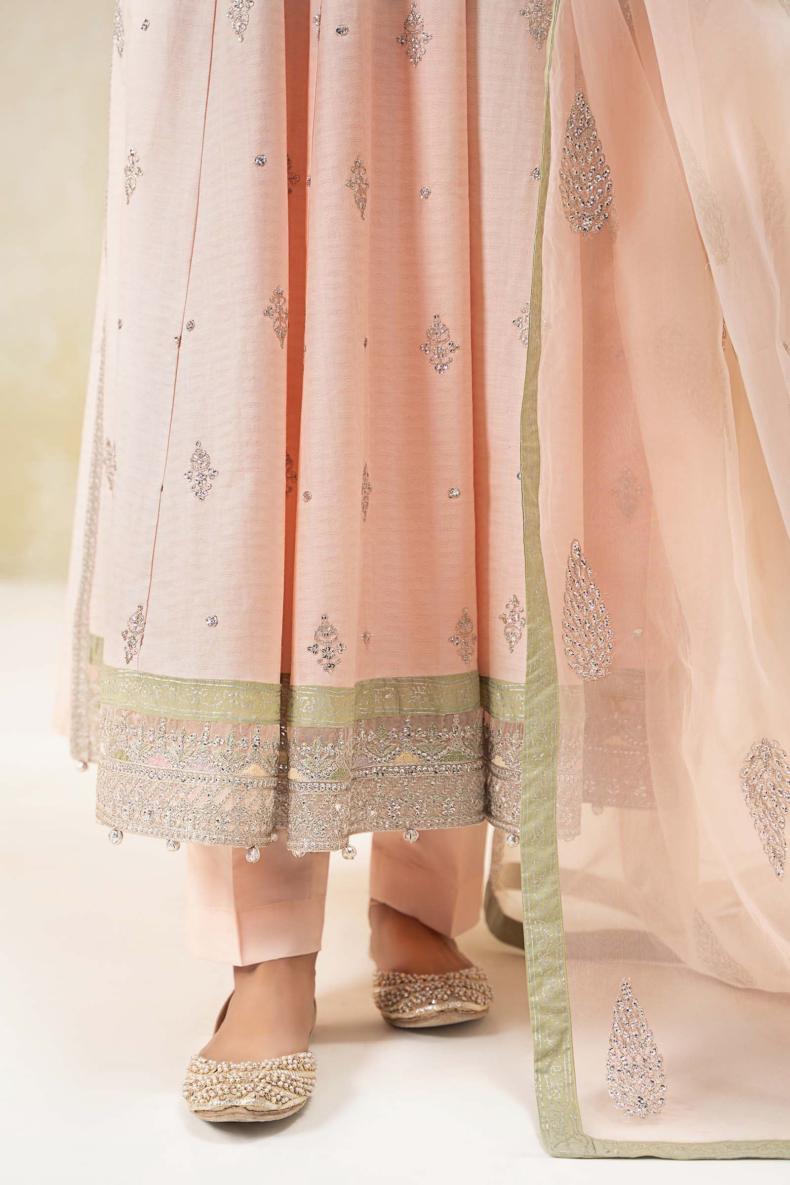 3 Piece Embroidered Doby Lawn Suit - Image 4