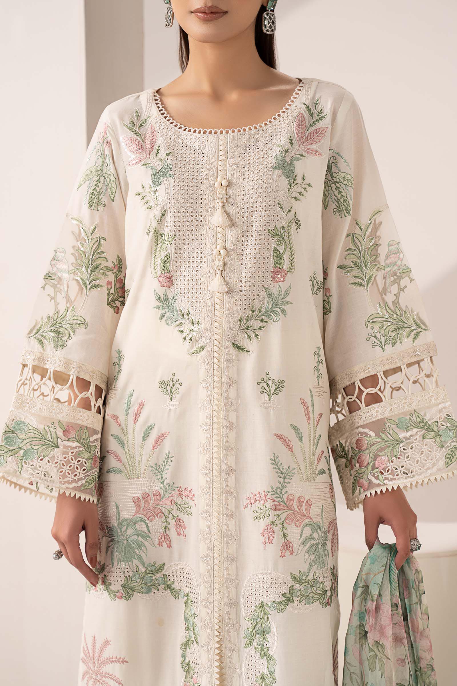 3 Piece Embroidered Lawn Suit - Image 4