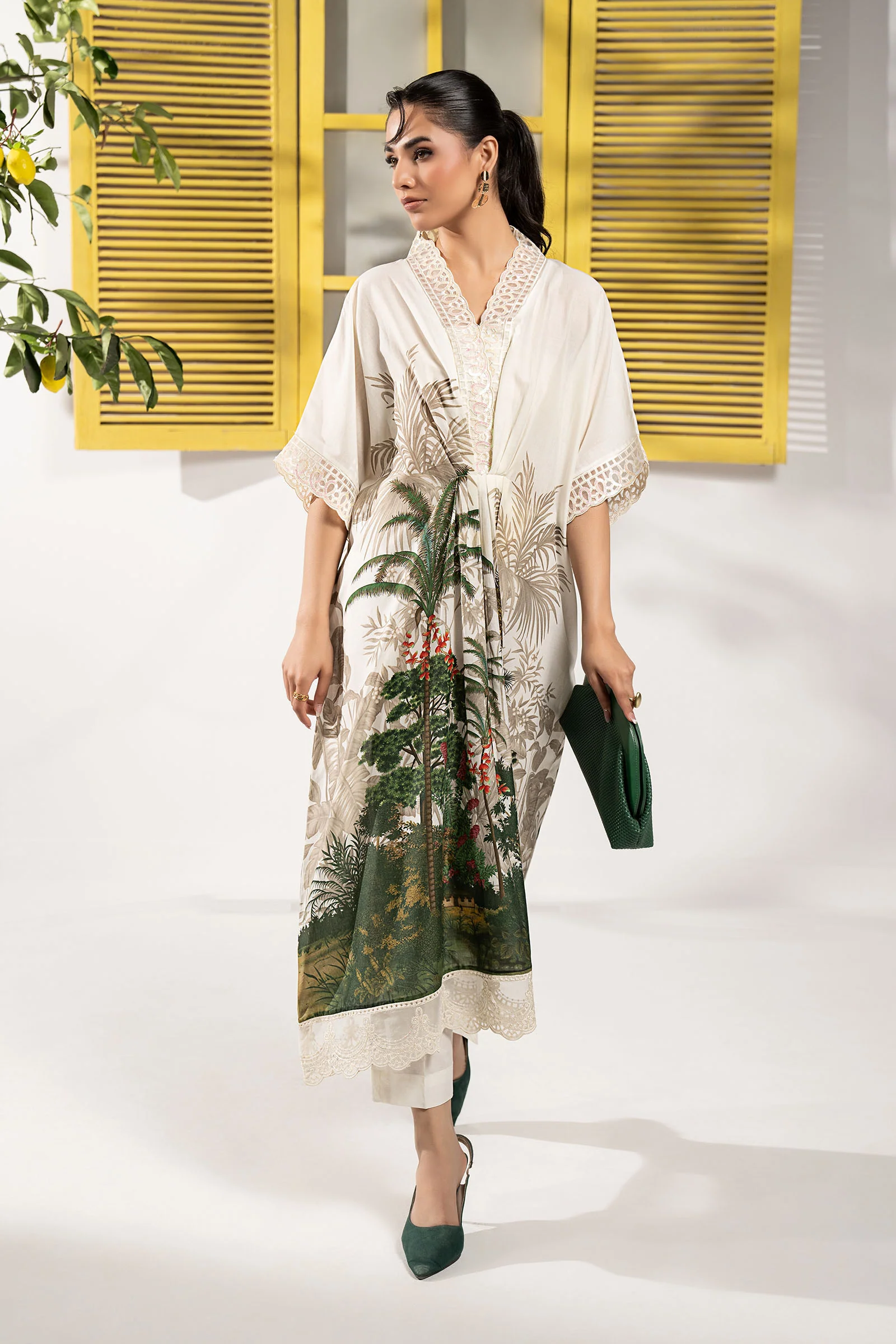 2 Piece Embroidered Lawn Suit - Image 2