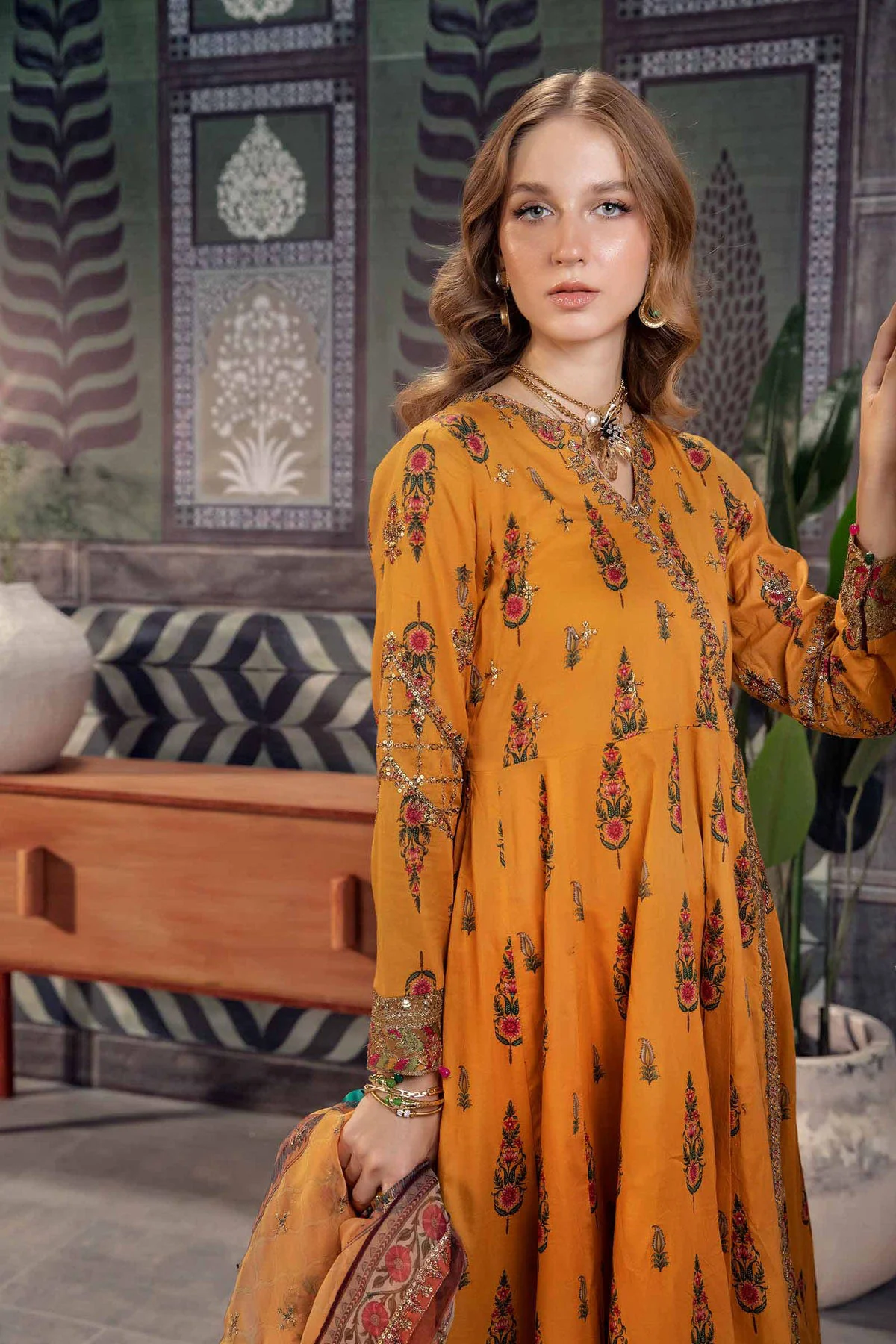 3 Piece Printed Lawn Suit - Image 2