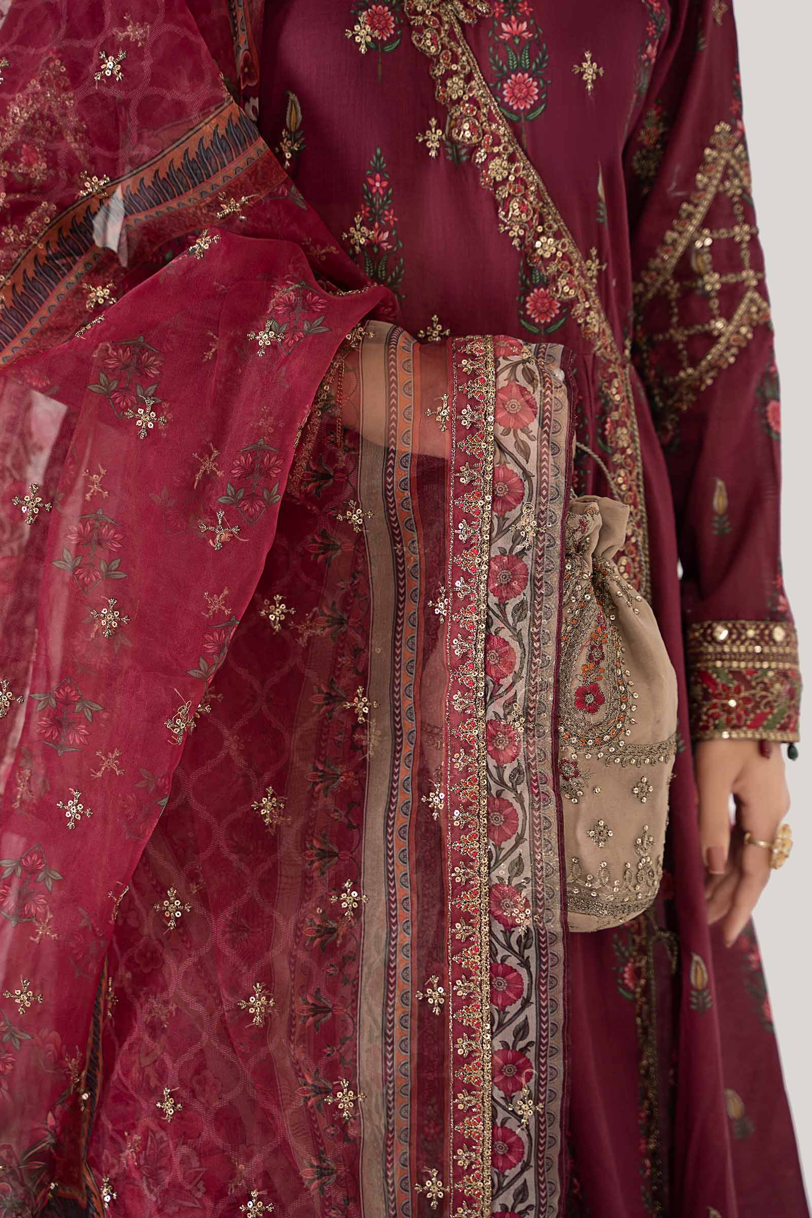 3 Piece Printed Lawn Suit - Image 3