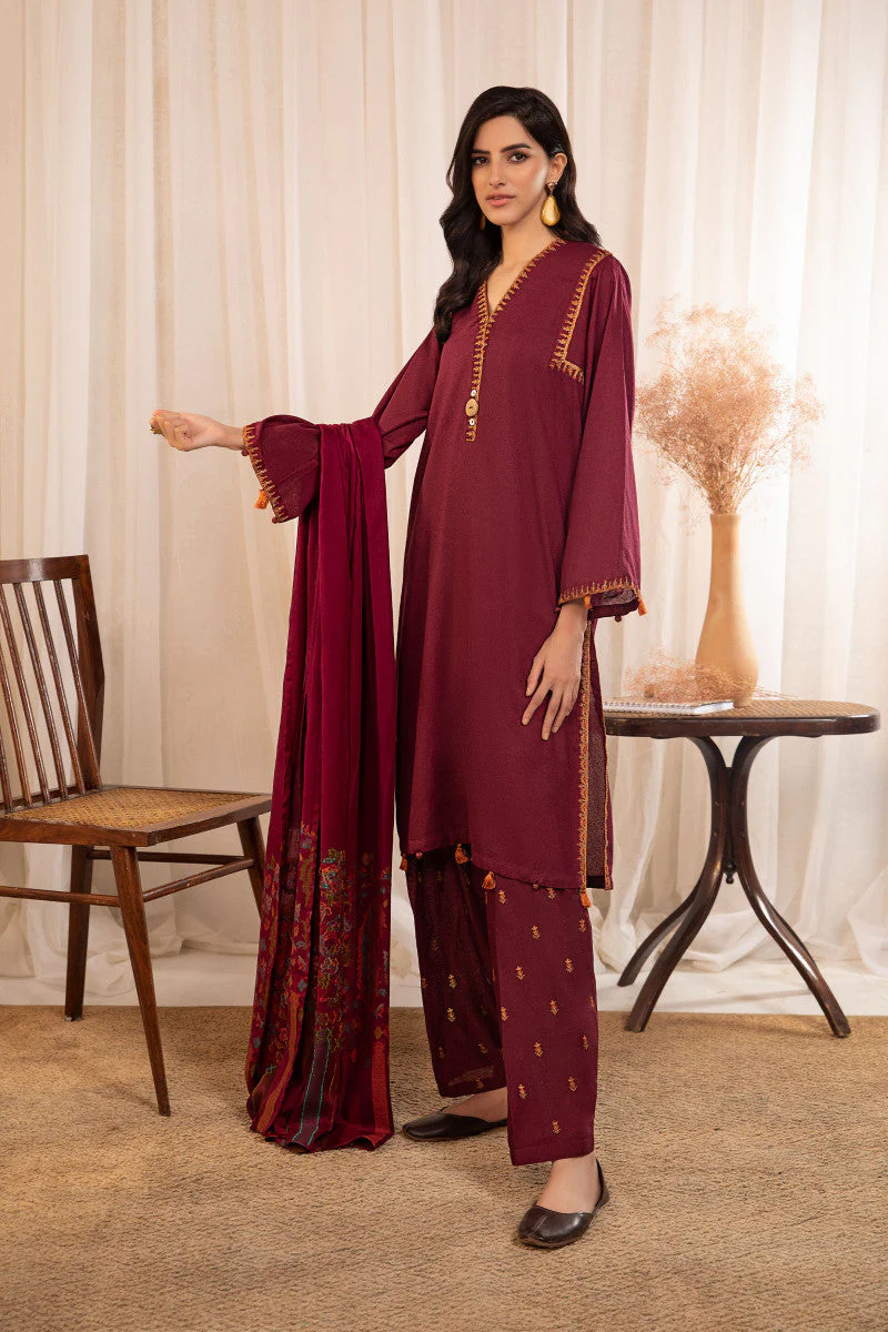 Suit Burgundy DW-W22-03 - Image 3