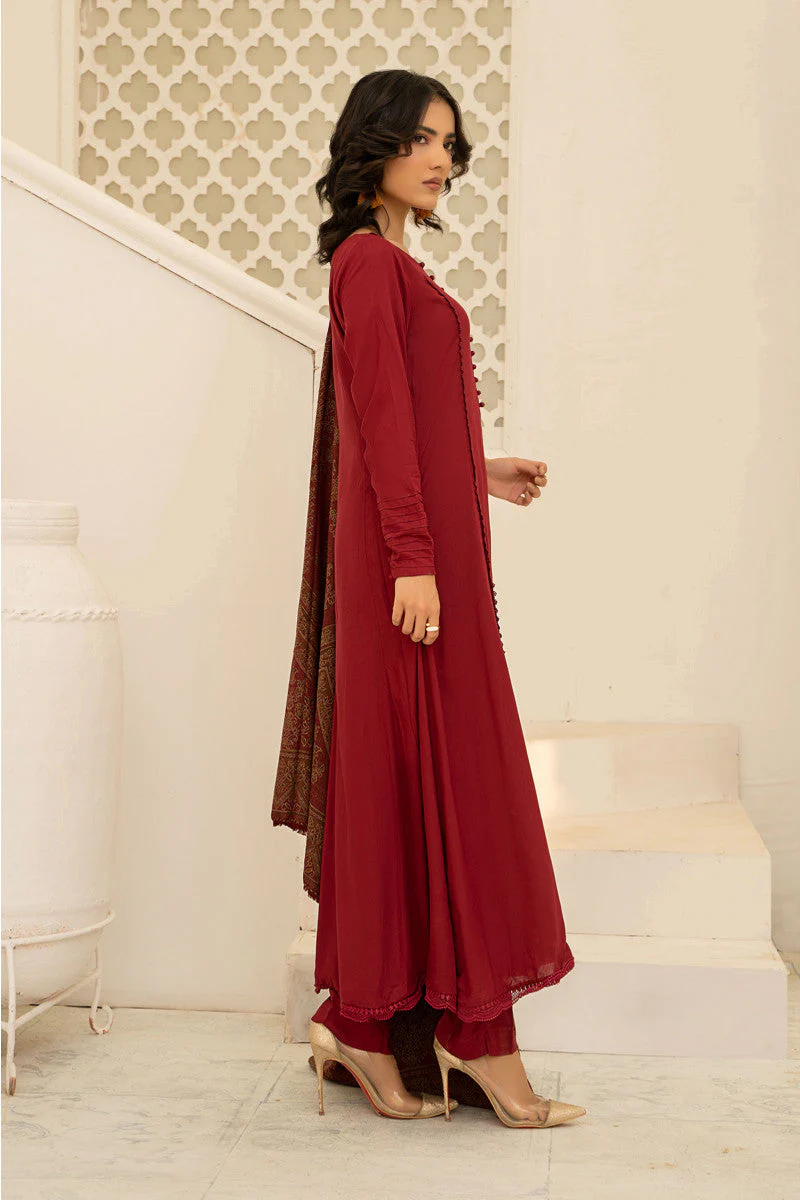 Suit Maroon DW-W22-13 - Image 3
