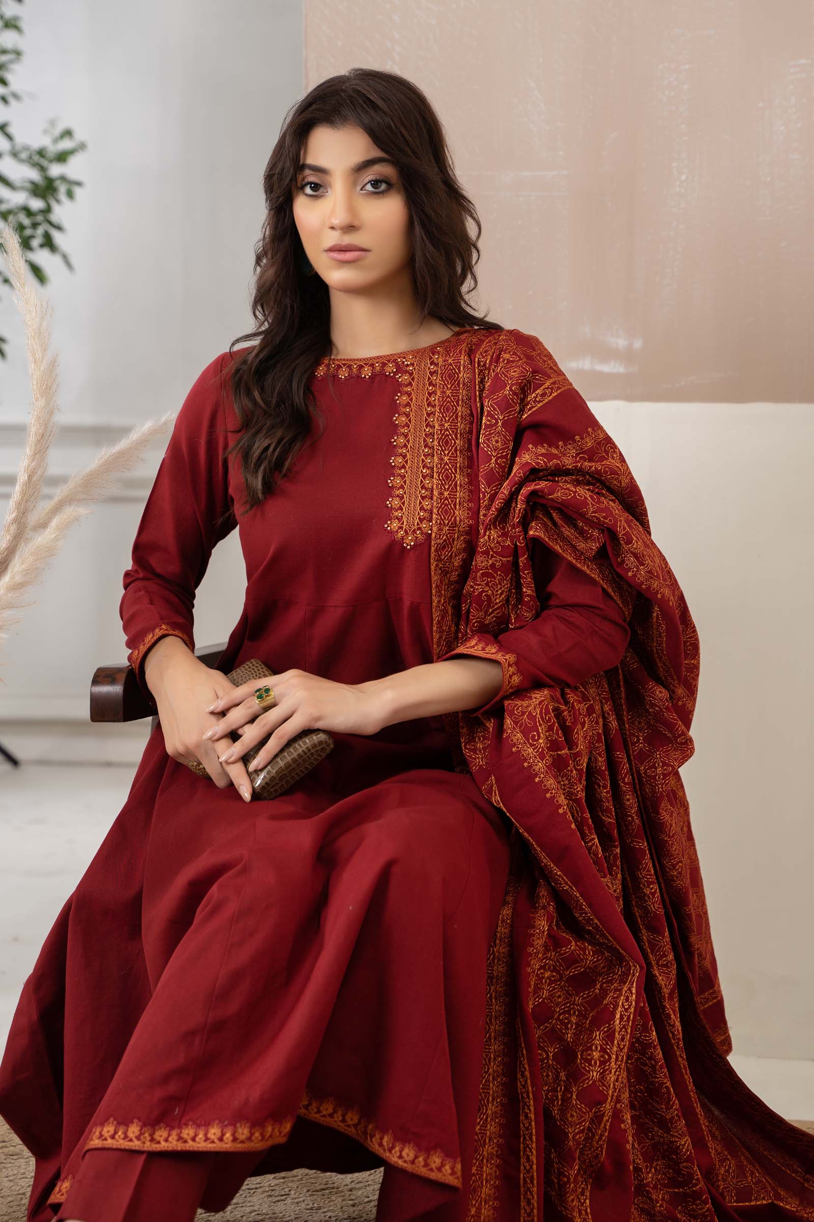 Suit Maroon DW-W23-29 - Image 2