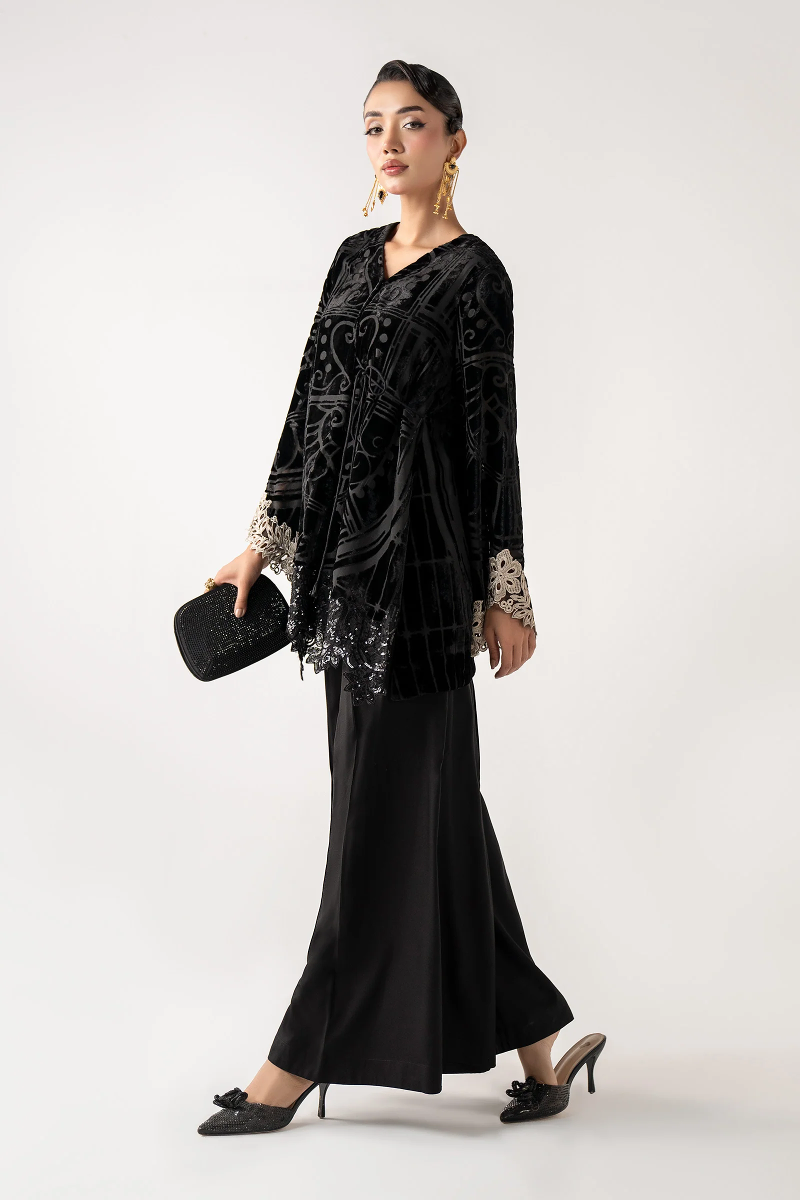3 Piece Embroidered Palachi Suit - Image 6