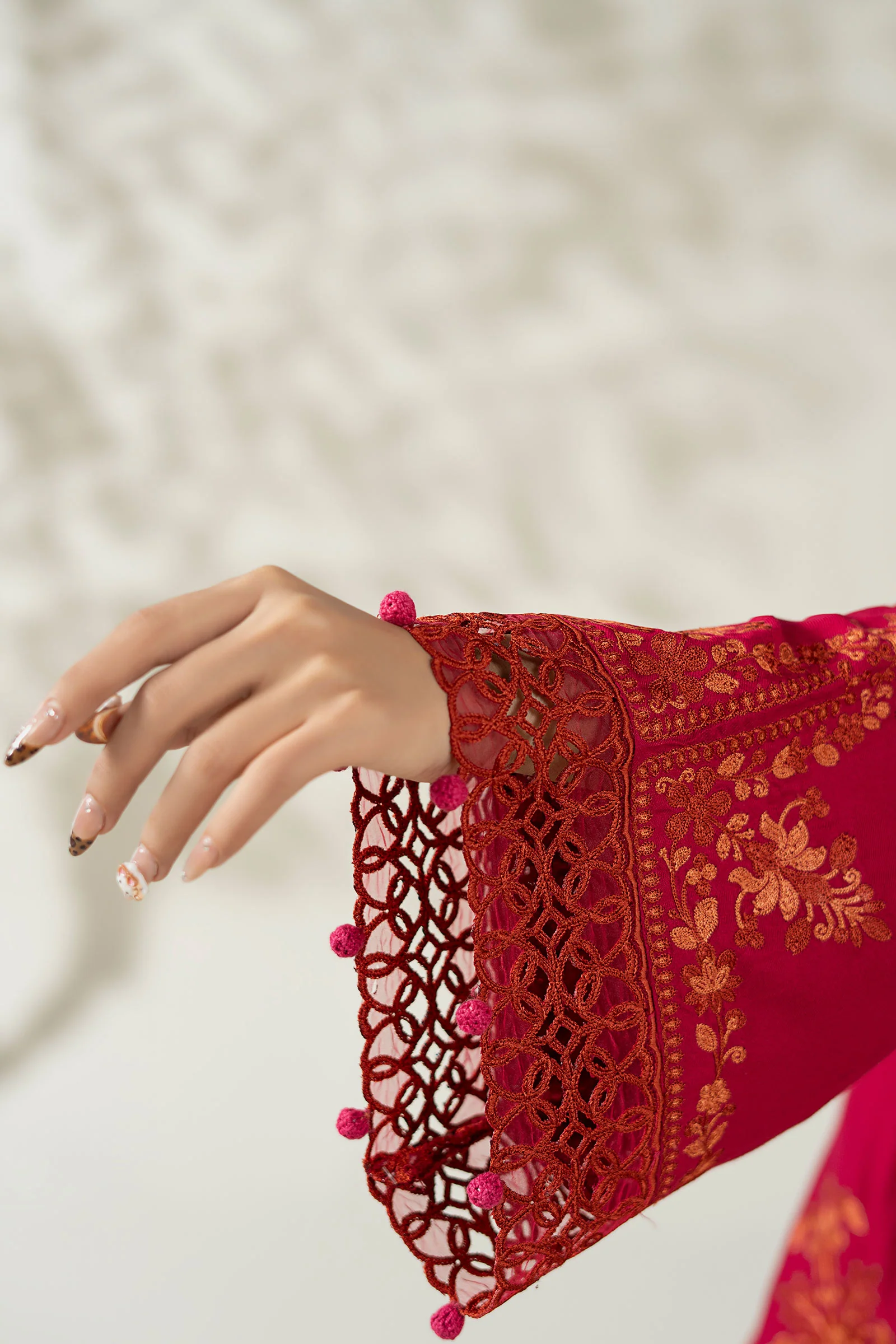 3 Piece Embroidered Marina Suit - Image 6