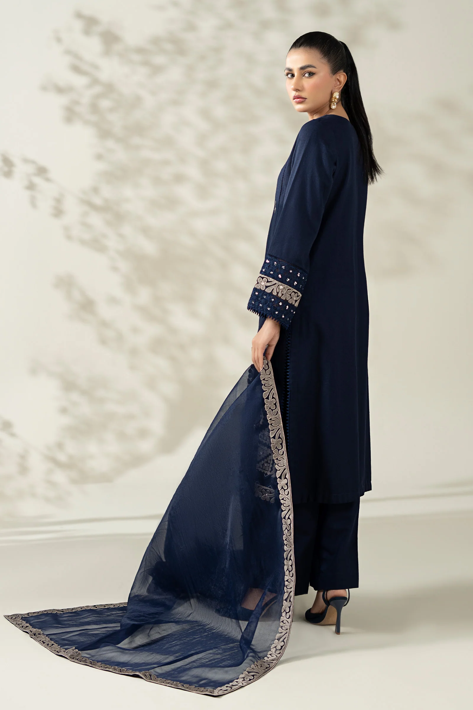 3 Piece Embroidered Marina Suit - Image 8