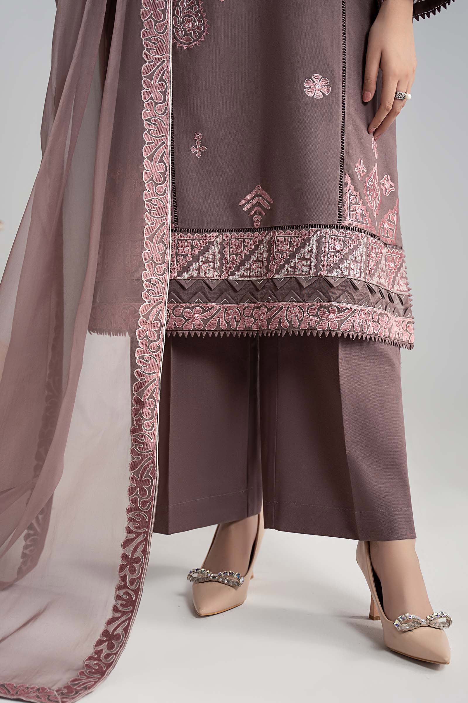 3 Piece Embroidered Marina Suit - Image 5