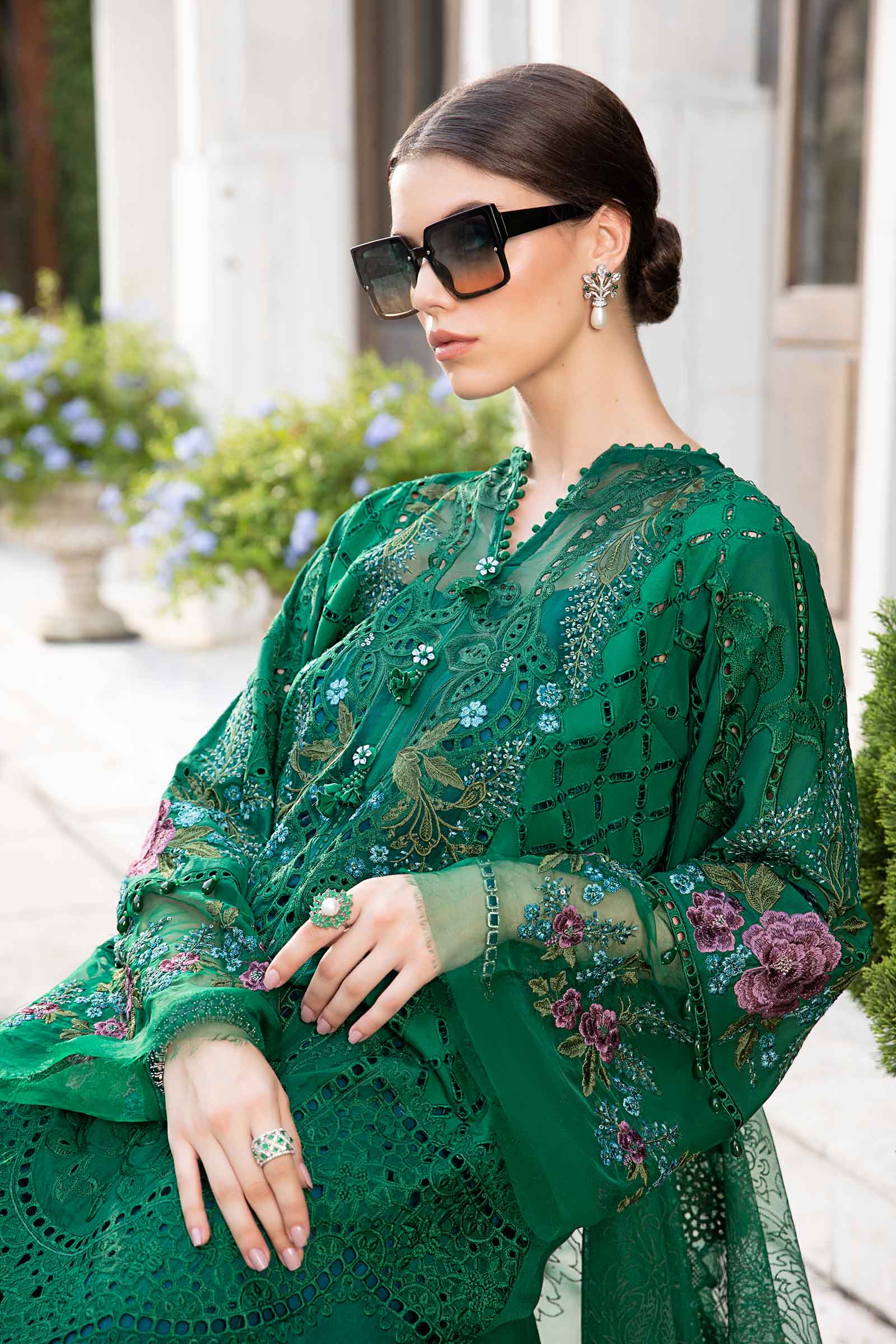 3 Piece - Unstitched Suit | EID LAWN-24-02 - Image 4