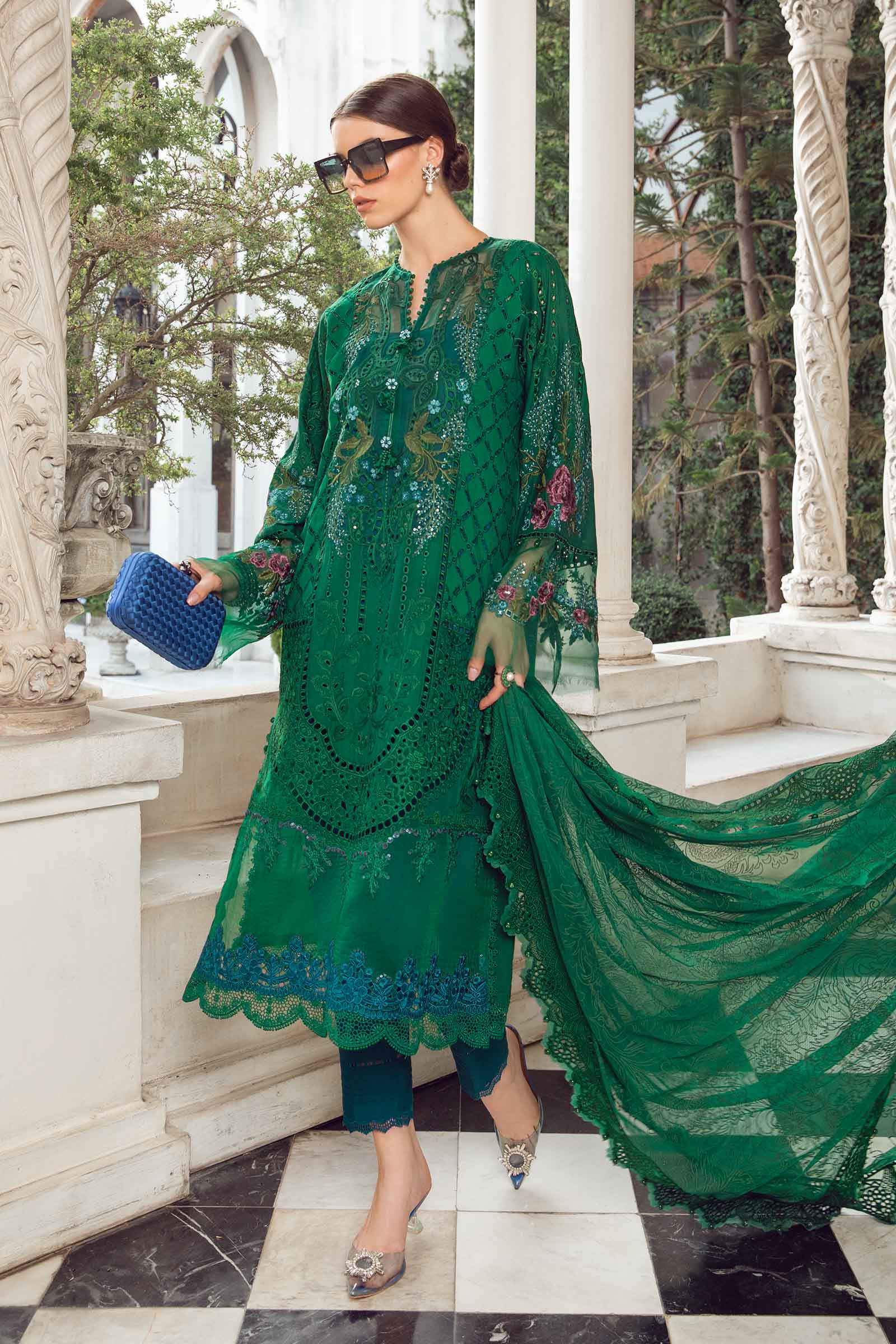 3 Piece - Unstitched Suit | EID LAWN-24-02 - Image 6