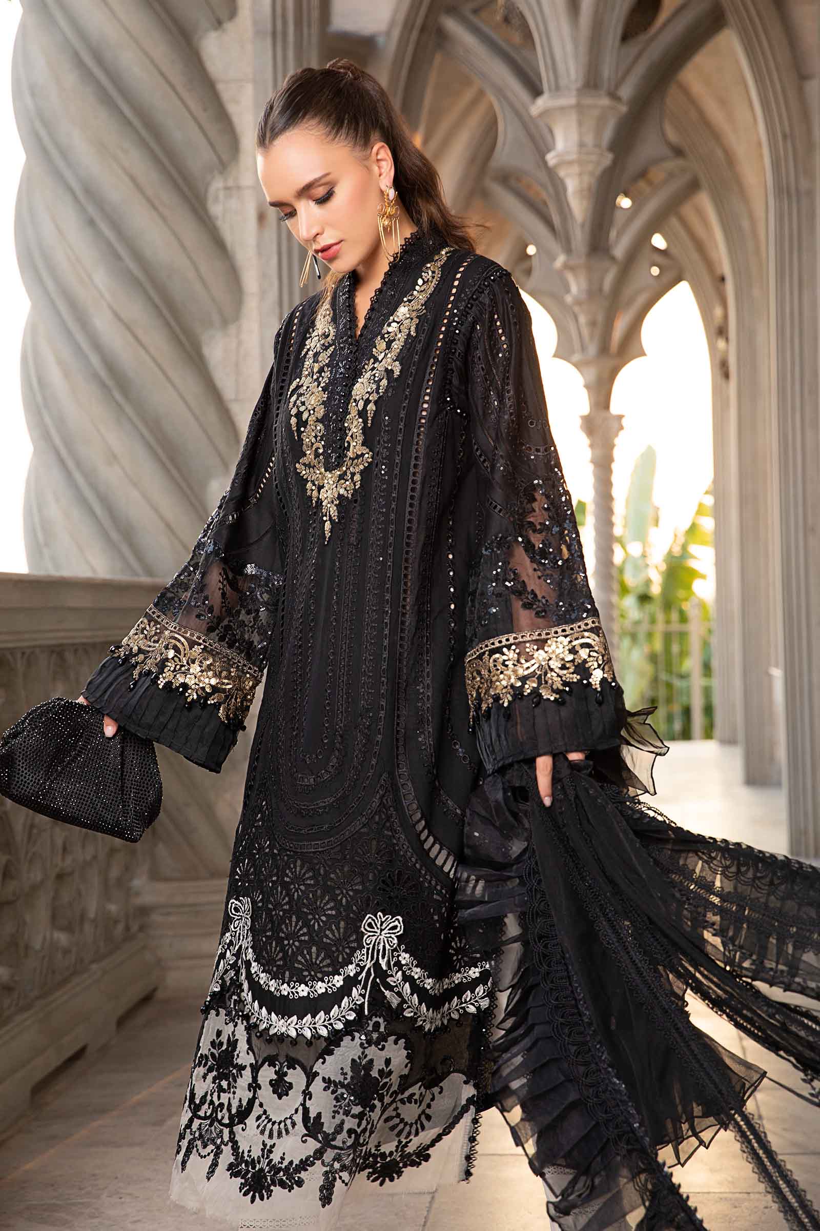 3 Piece - Unstitched Suit | EID LAWN-24-03 - Image 5