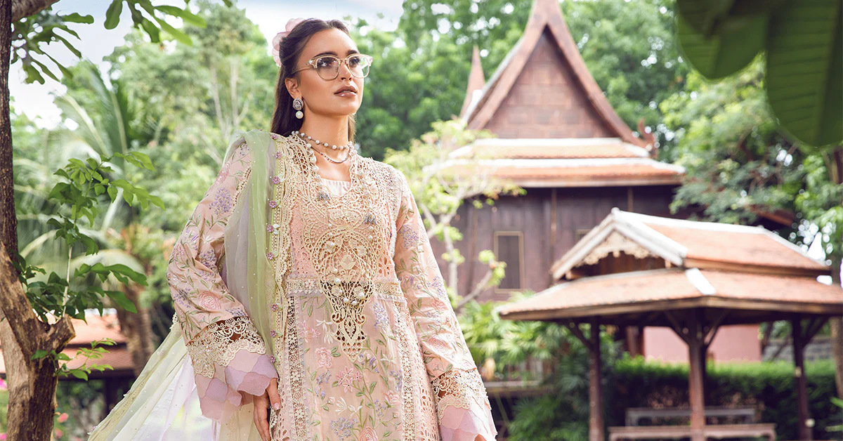 3 Piece - Unstitched Suit | EID LAWN-24-07 - Image 8
