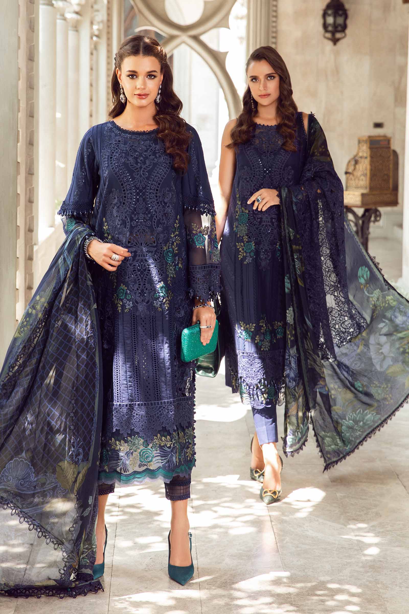 3 Piece - Unstitched Suit | EID LAWN-24-09 - Image 2