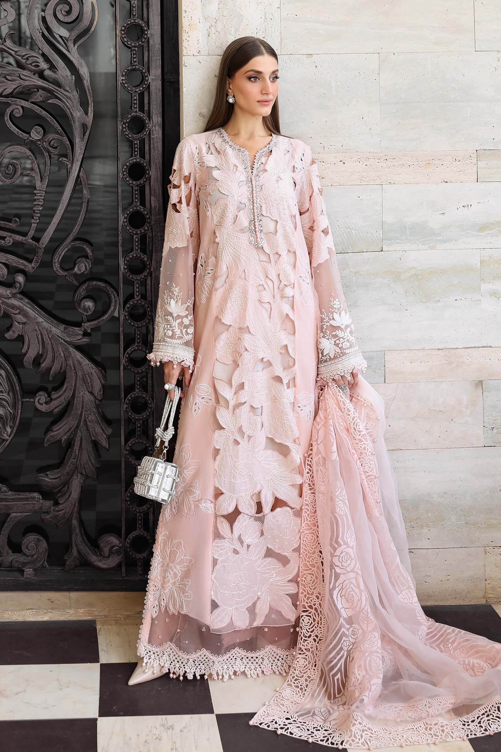 3 Piece Unstitched Embroidered Lawn Suit - Image 9